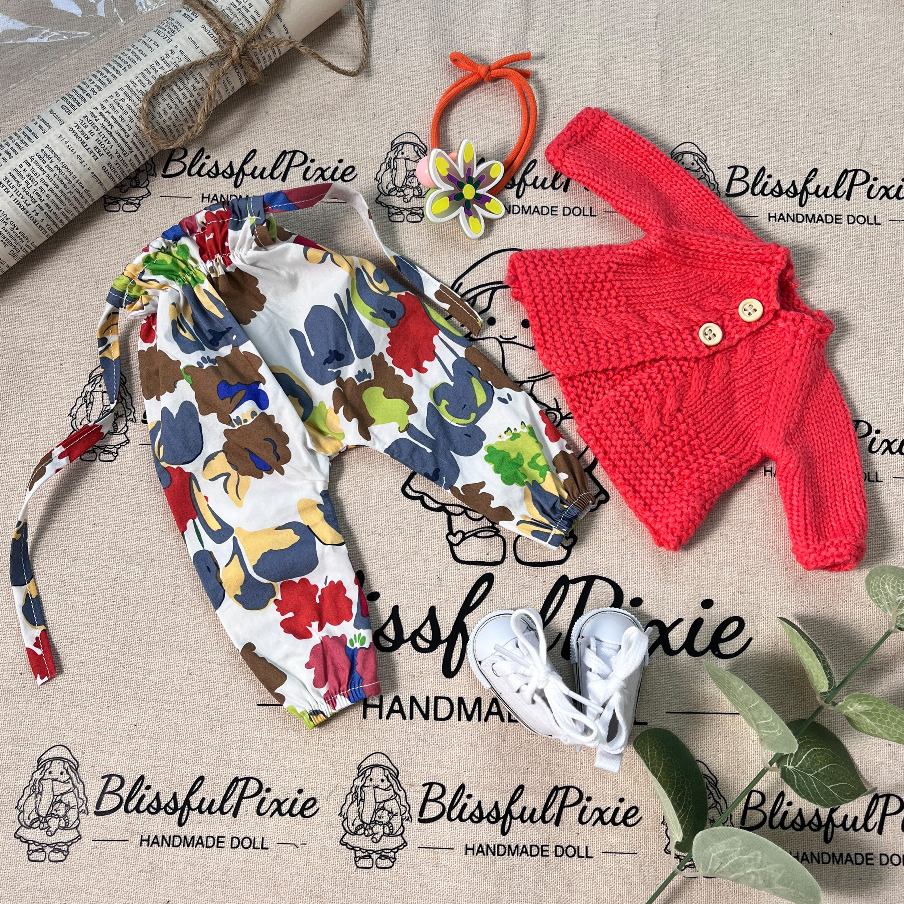 BlissfulPixie 12" Waldorf Handmade Doll-Agata 