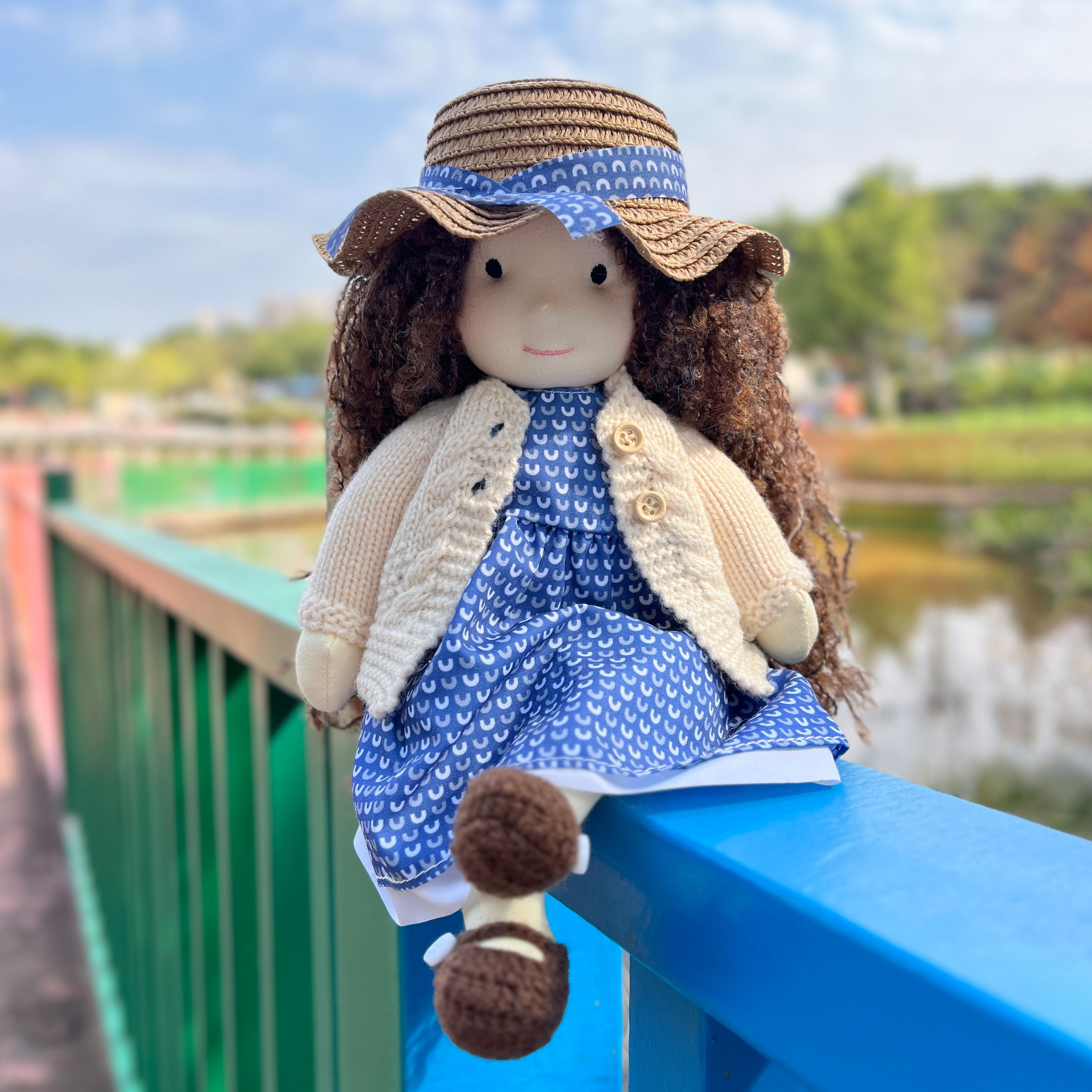 BlissfulPixie 12" Waldorf Handmade Doll-Basia