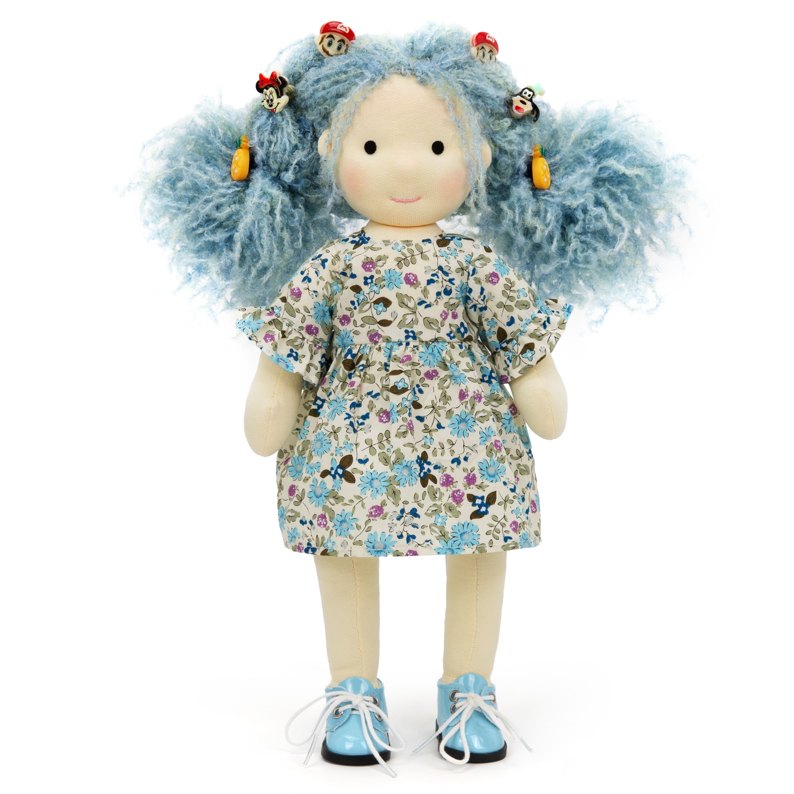 BlissfulPixie 12" Waldorf Handmade Doll Clothing Set Baby Girl Clothes Washable