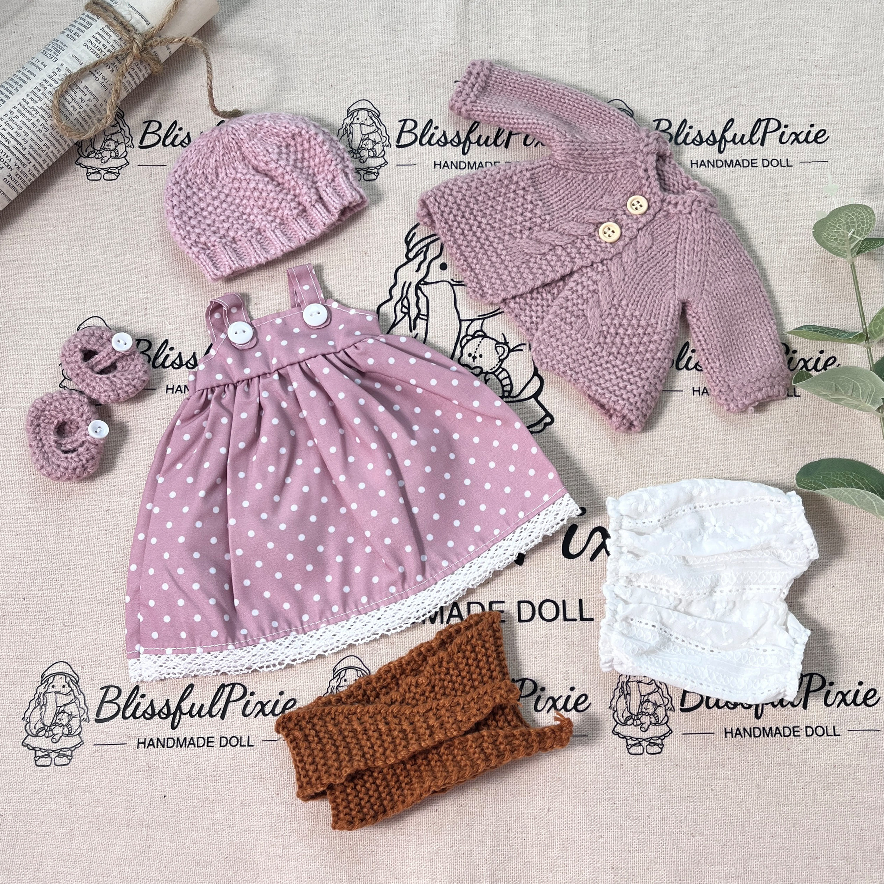 BlissfulPixie 12" Waldorf Handmade Doll-Gabrielle 