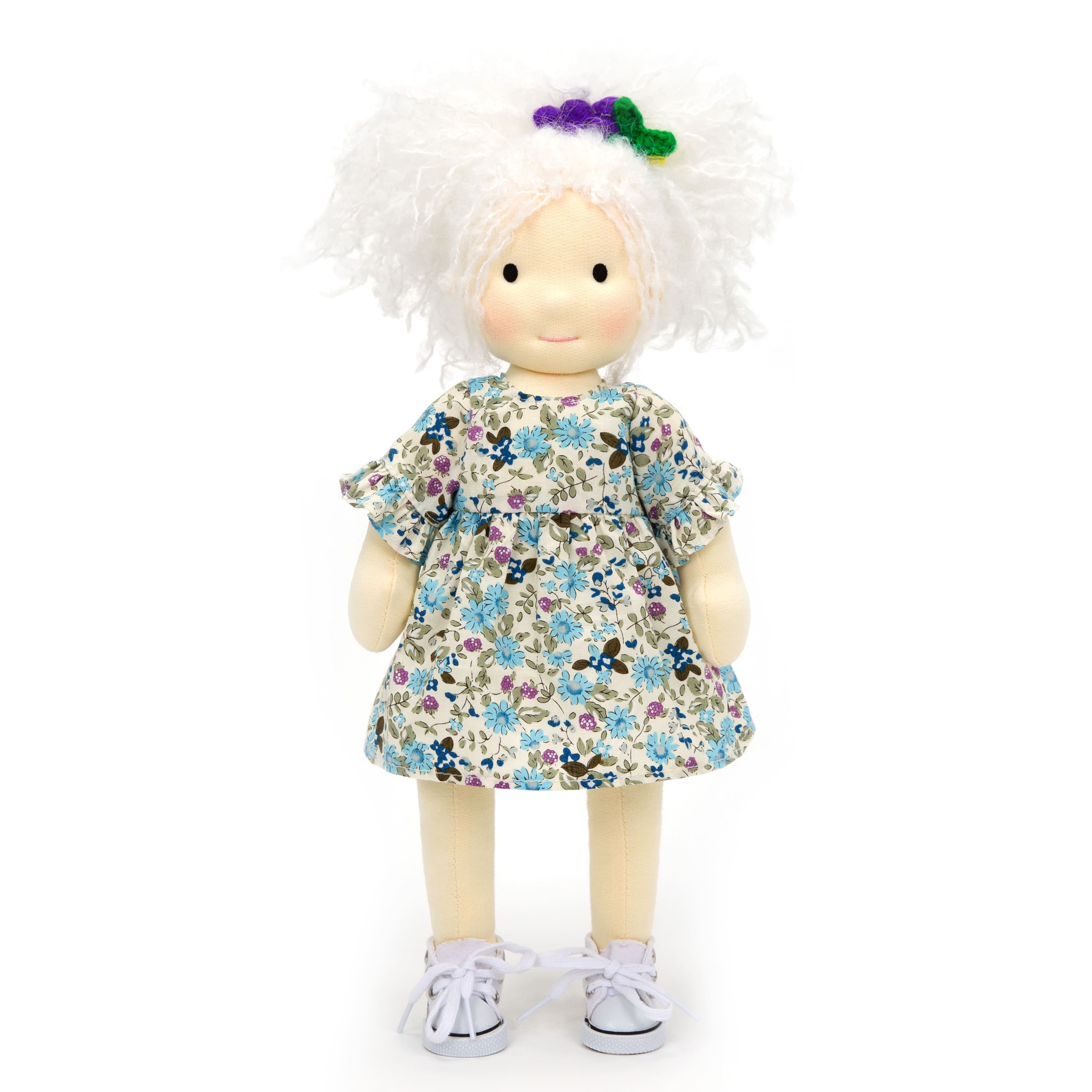 BlissfulPixie 12" Waldorf Handmade Doll Clothing Set Baby Girl Clothes Washable