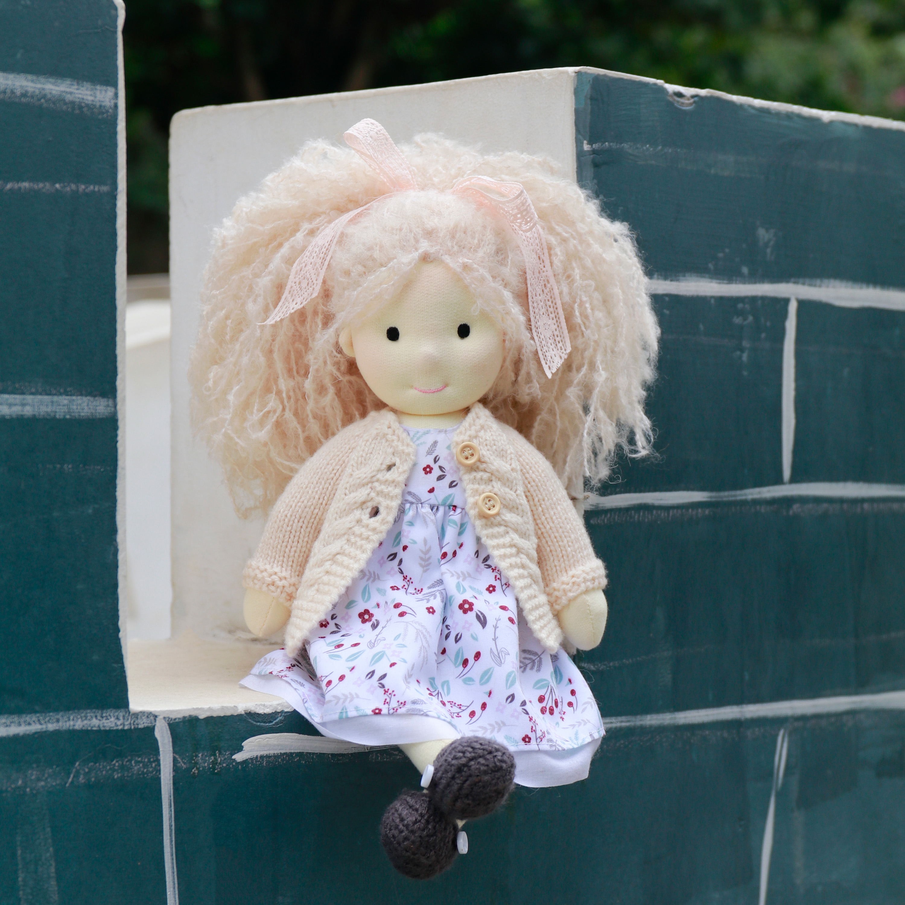 BlissfulPixie 12" Waldorf Handmade Doll-Kiki 