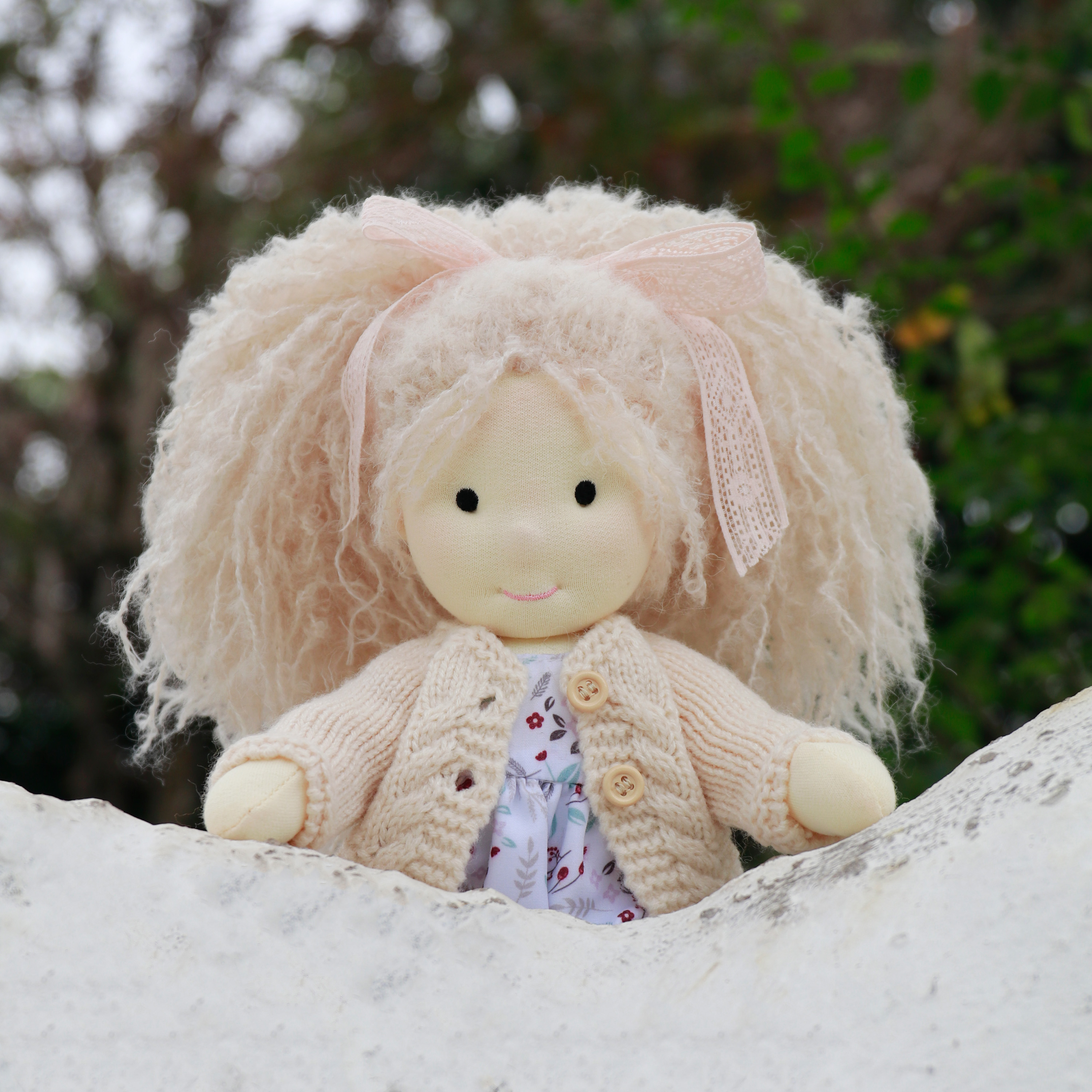 BlissfulPixie 12" Waldorf Handmade Doll-Kiki 