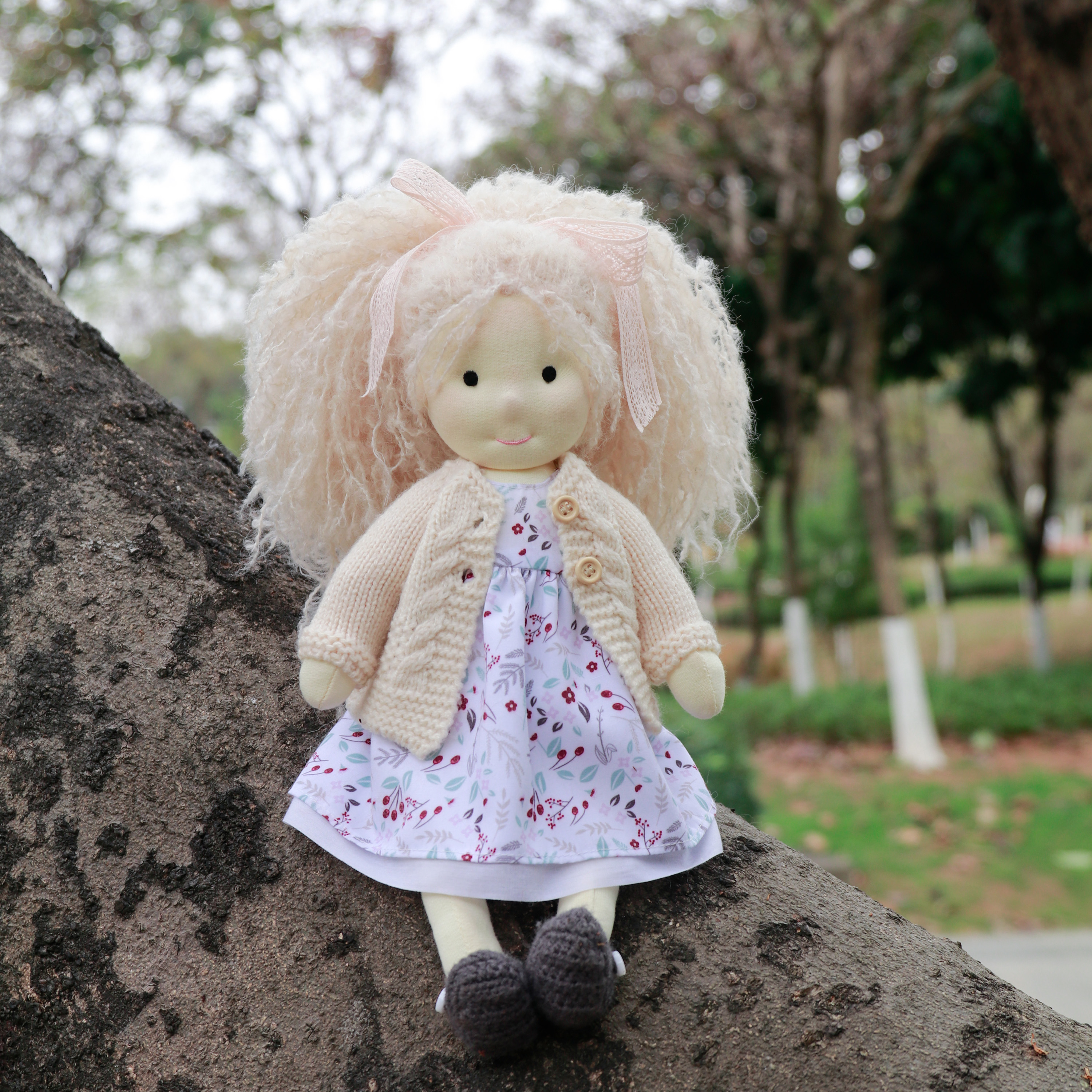 BlissfulPixie 12" Waldorf Handmade Doll-Kiki 