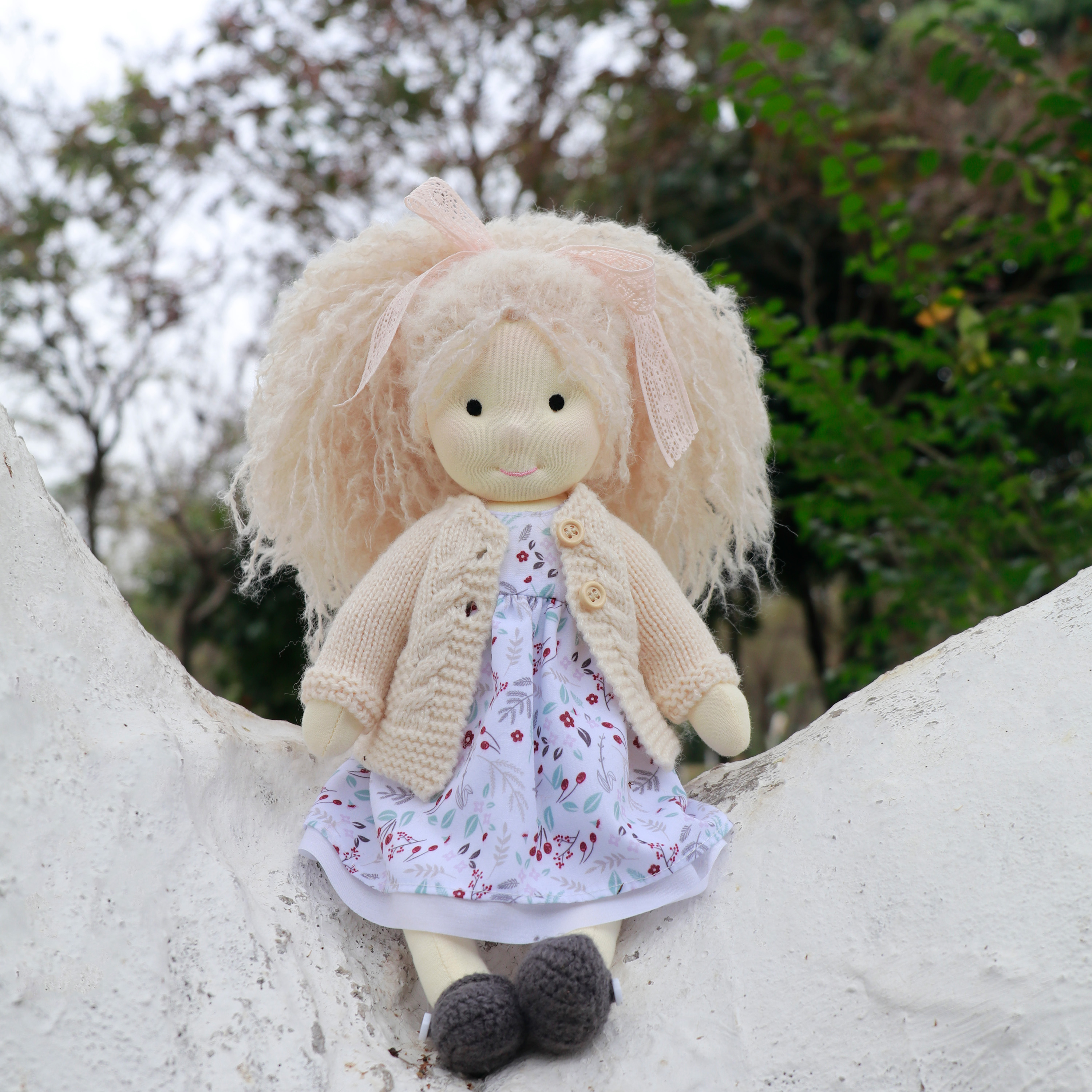 BlissfulPixie 12" Waldorf Handmade Doll-Kiki 