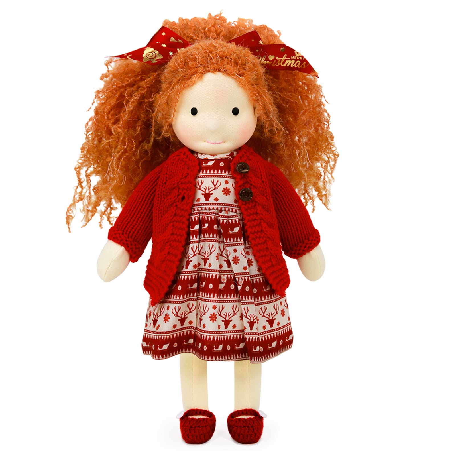 BlissfulPixie 12" Waldorf Handmade Doll Clothing Set Baby Girl Clothes Washable