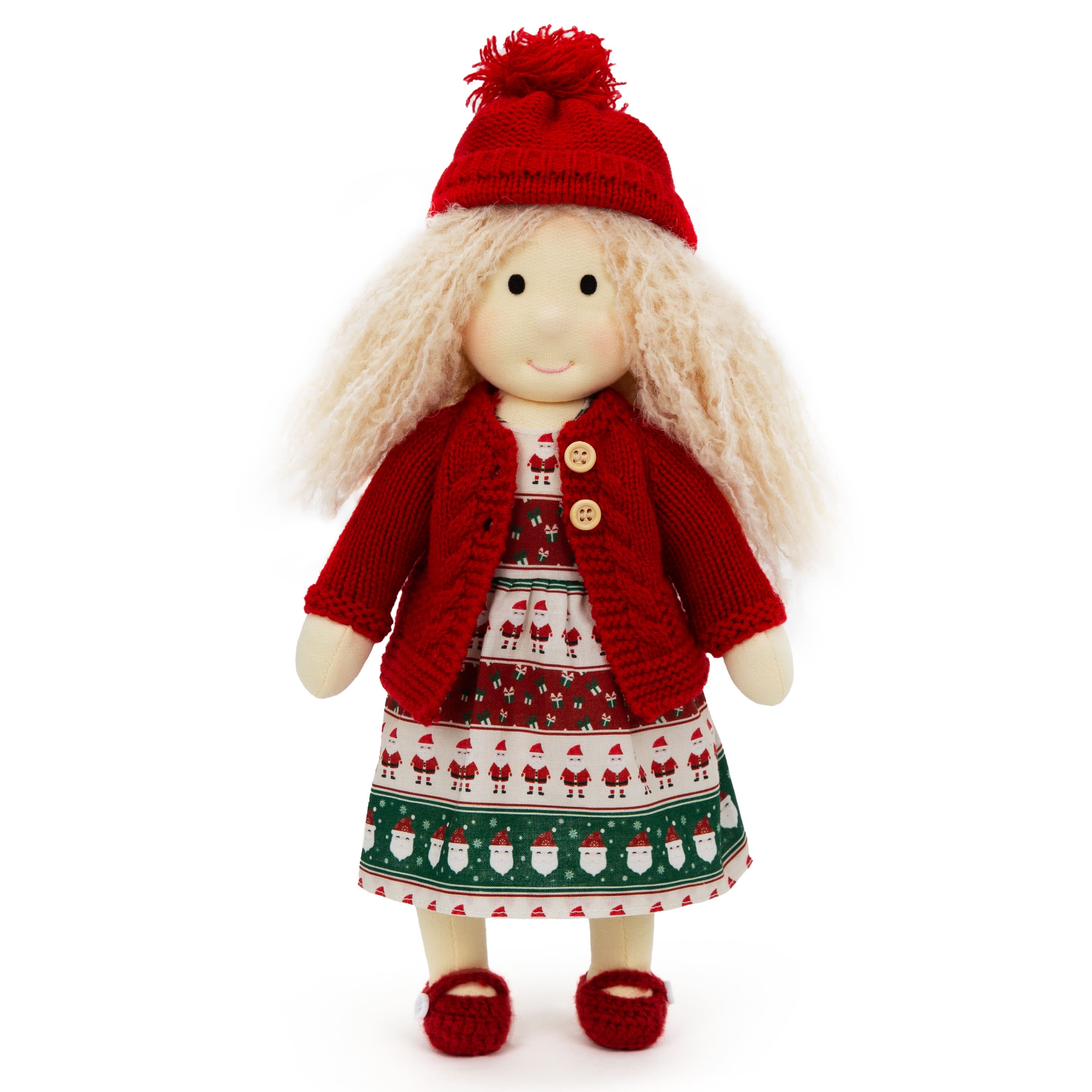 BlissfulPixie 12" Waldorf Handmade Doll Clothing Set Baby Girl Clothes Washable