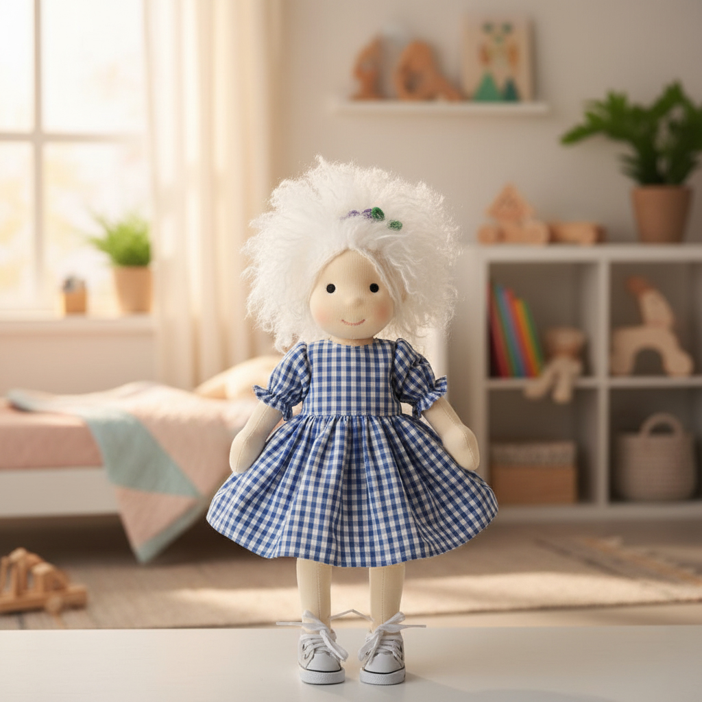 Handmade Doll Dress PDF Template – Digital Download