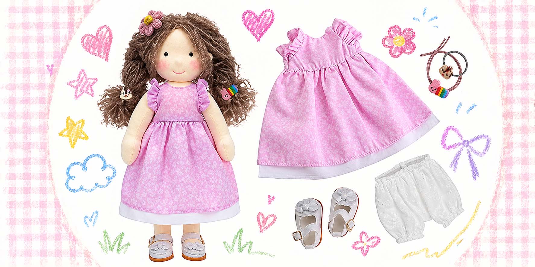 BlissfulPixie Handmade Waldorf Doll