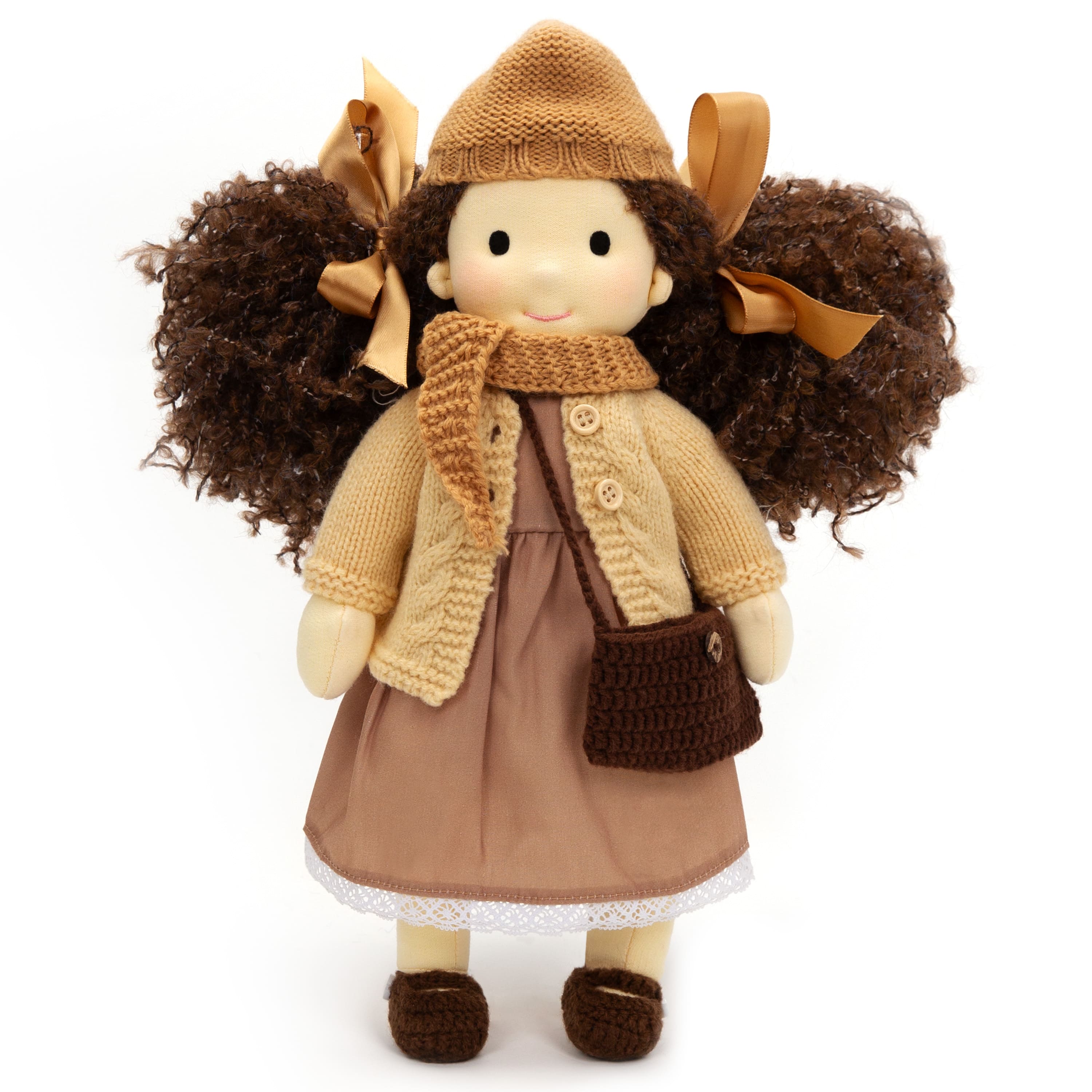 BlissfulPixie 12" Waldorf Handmade Doll Clothing Set Baby Girl Clothes Washable