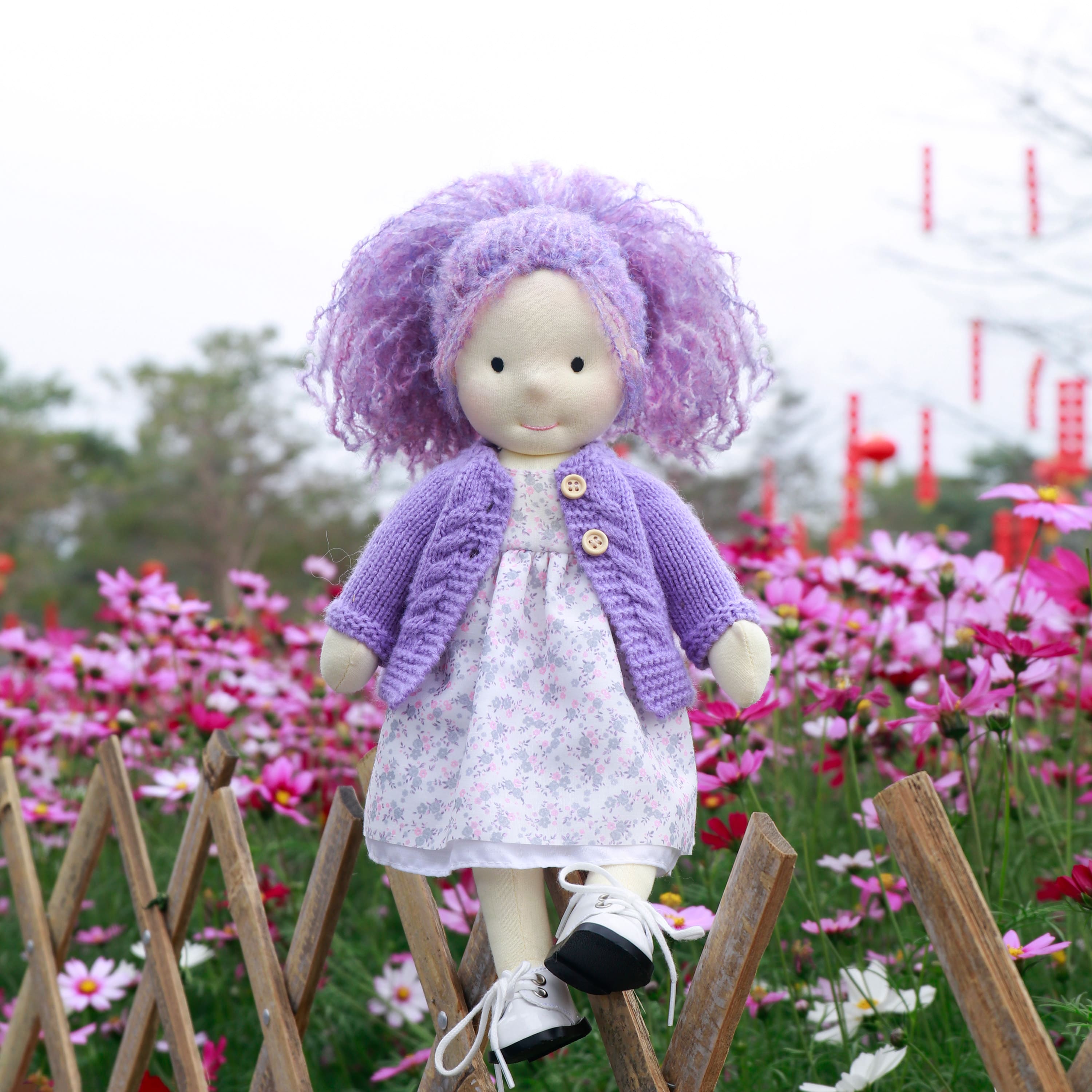 BlissfulPixie 12" Waldorf Handmade Doll-Fruzie