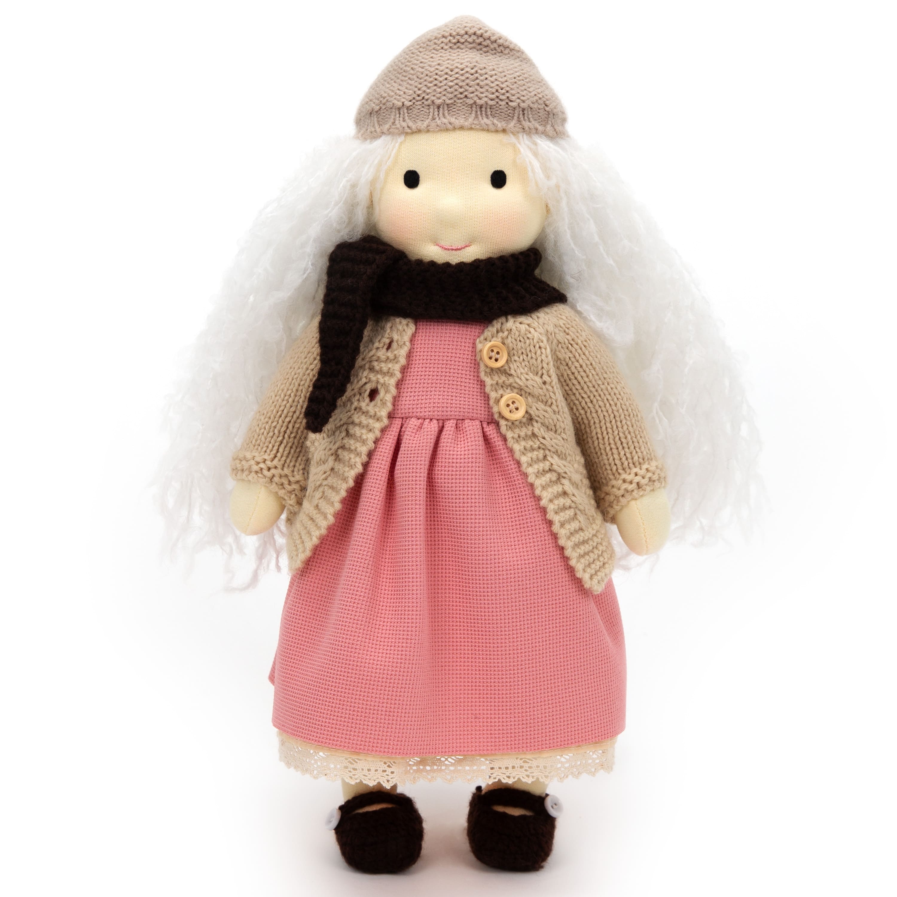 BlissfulPixie 12" Waldorf Handmade Doll Clothing Set Baby Girl Clothes Washable