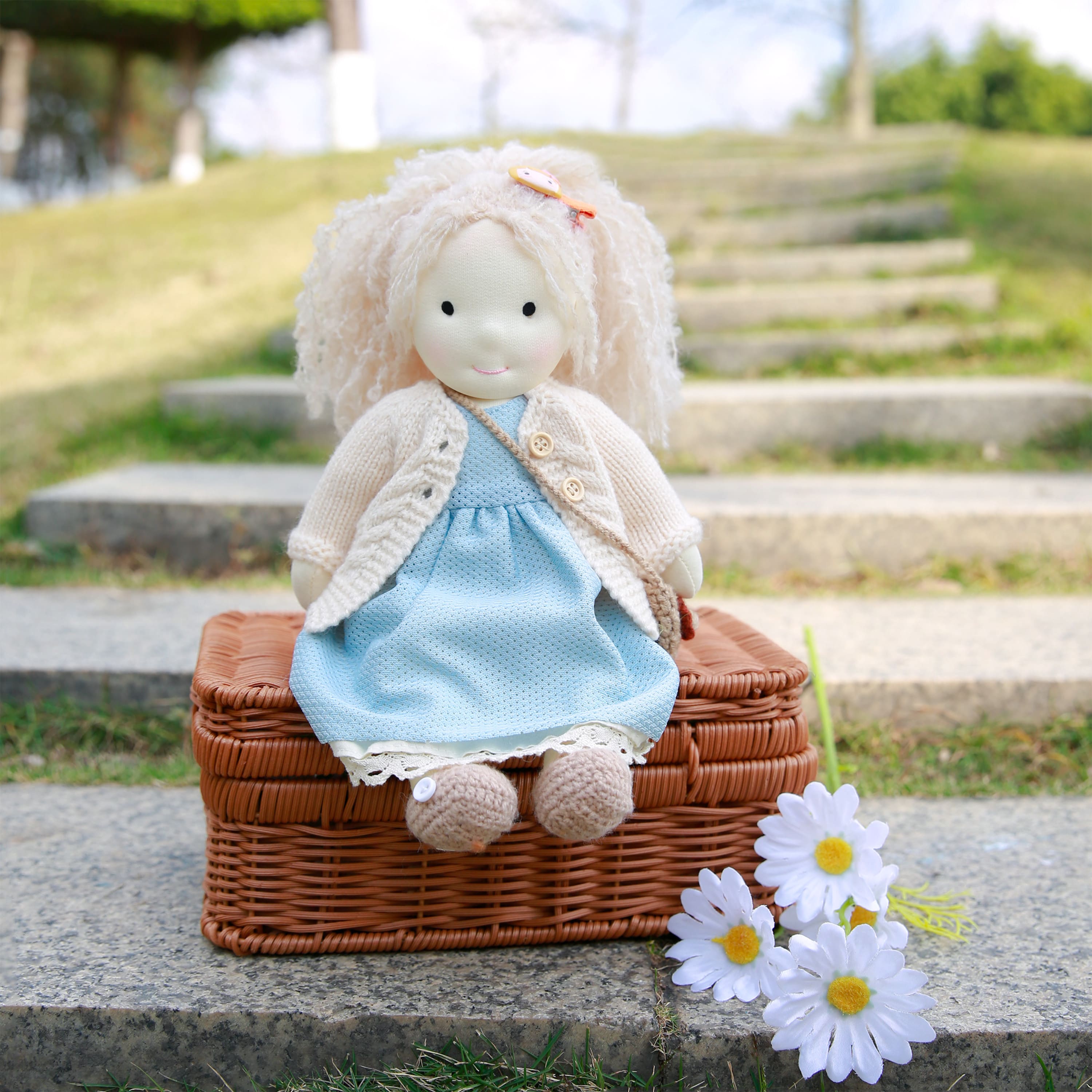 BlissfulPixie 12" Waldorf Handmade Doll-Kayla