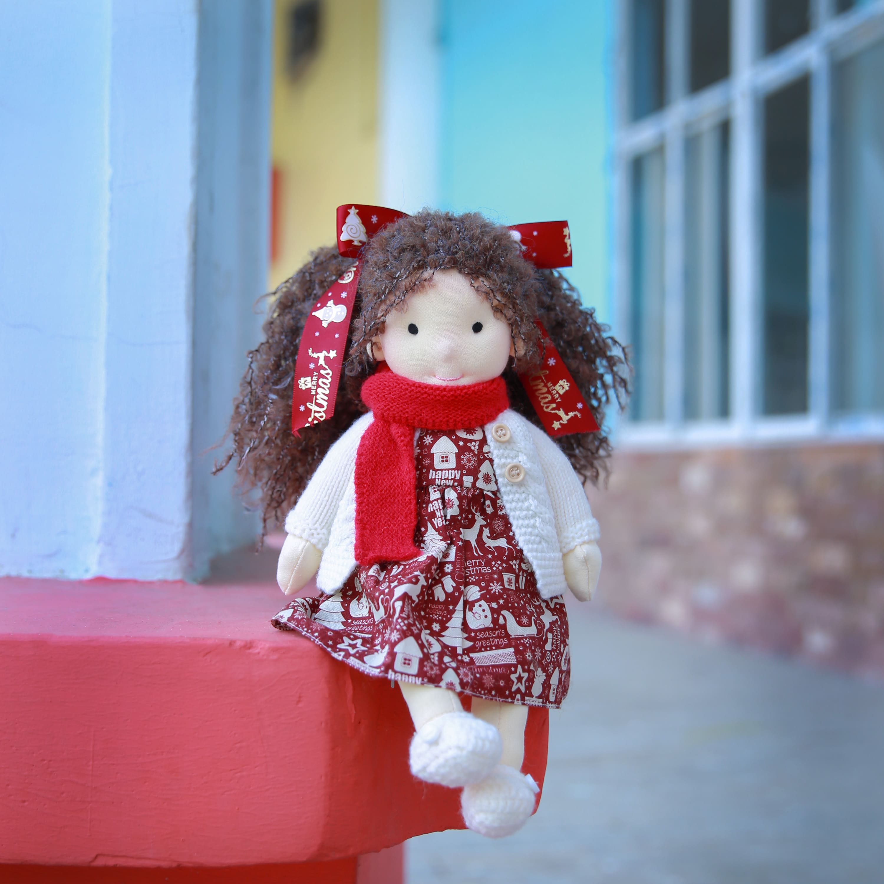 BlissfulPixie 12" Waldorf Handmade Doll - Eva 