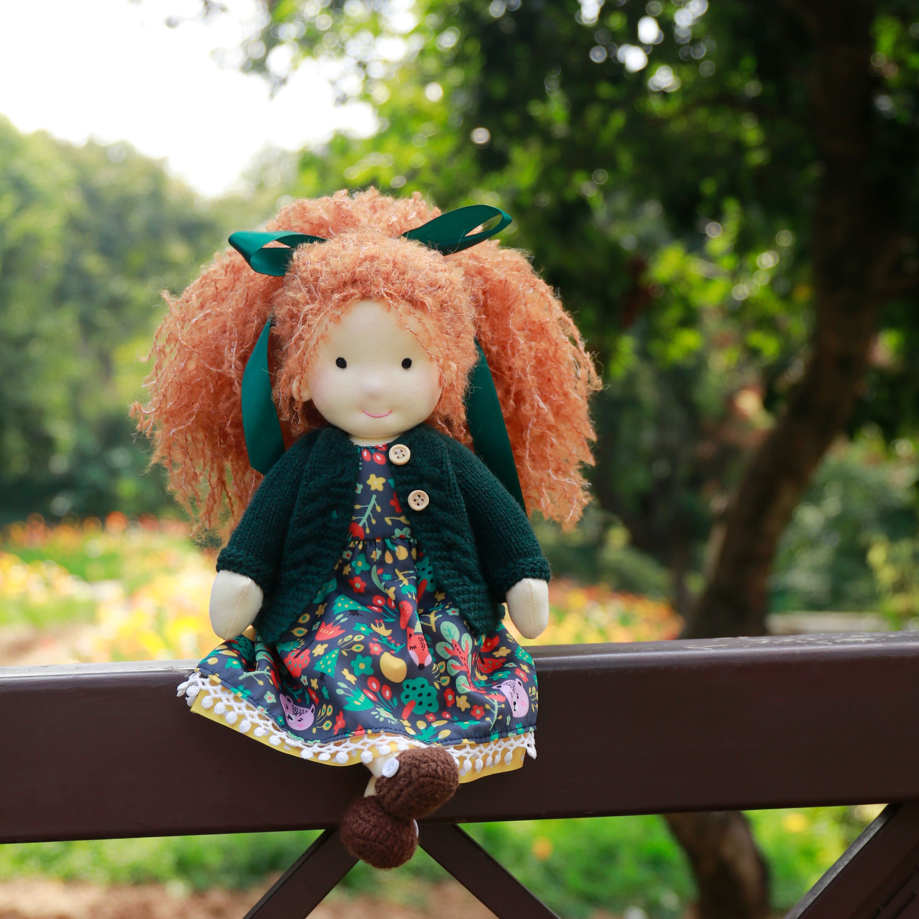 BlissfulPixie 12" Waldorf Handmade Doll-Hanne 