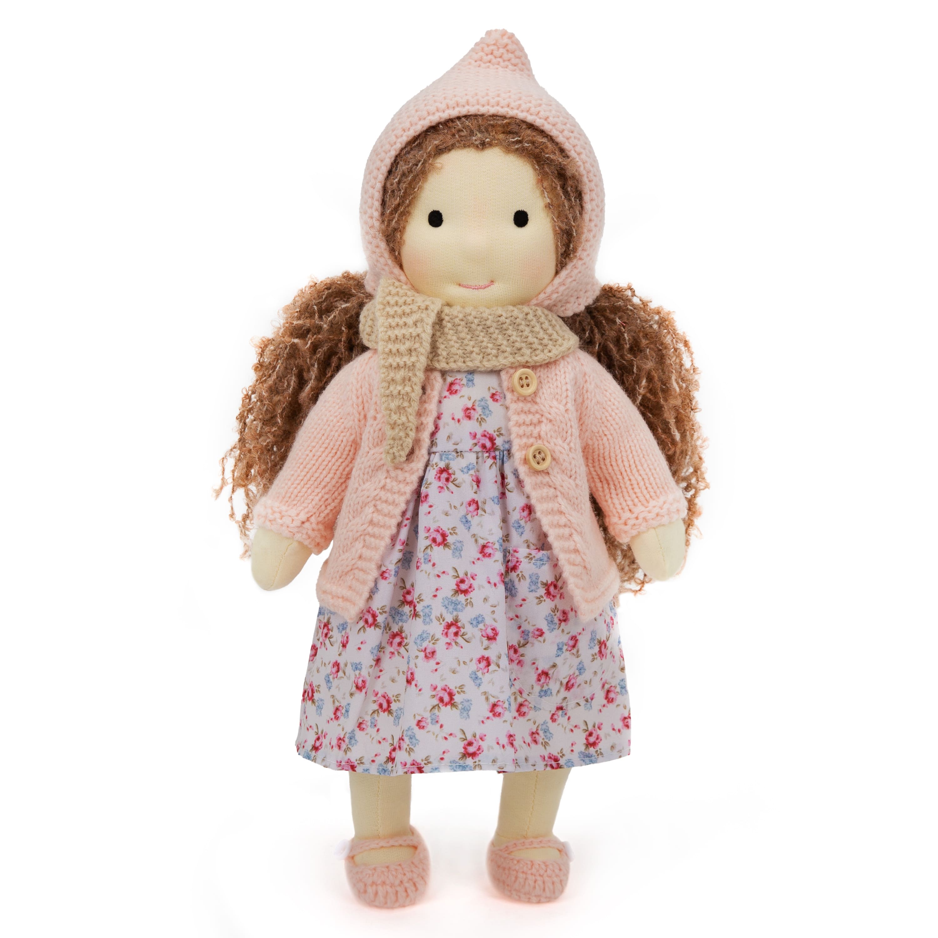 BlissfulPixie 12" Waldorf Handmade Doll Clothing Set Baby Girl Clothes Washable