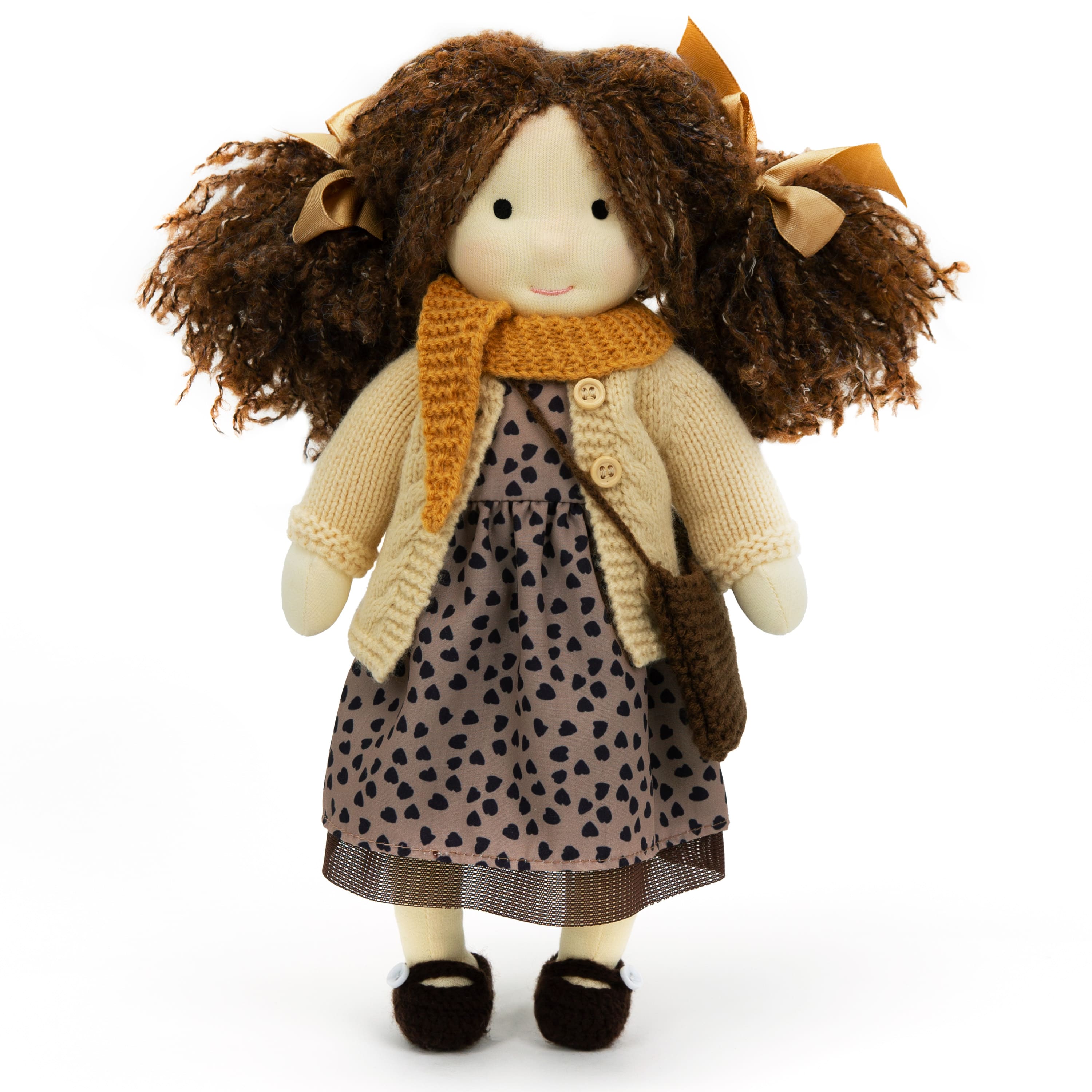 BlissfulPixie 12" Waldorf Handmade Doll Clothing Set Baby Girl Clothes Washable