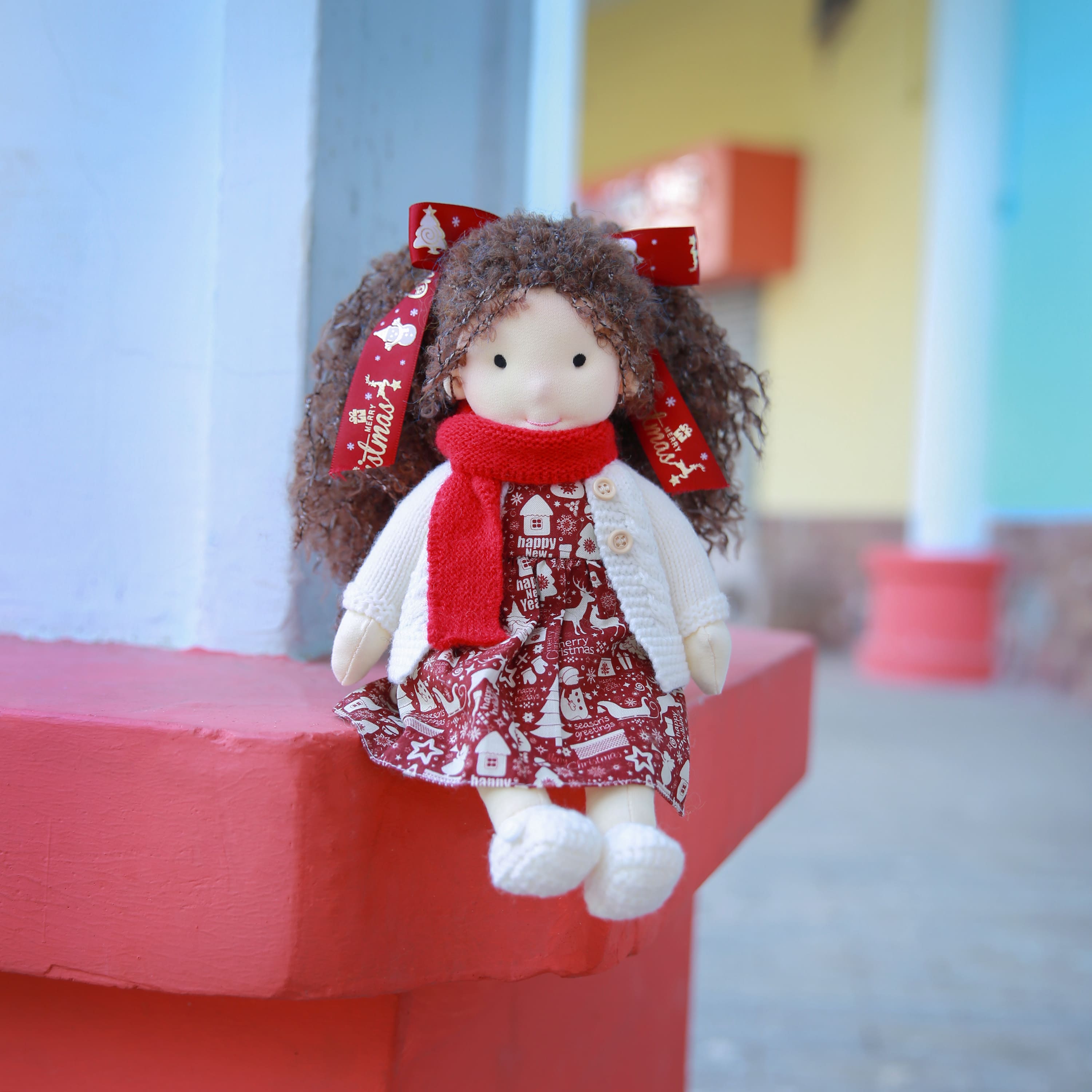 BlissfulPixie 12" Waldorf Handmade Doll - Eva 