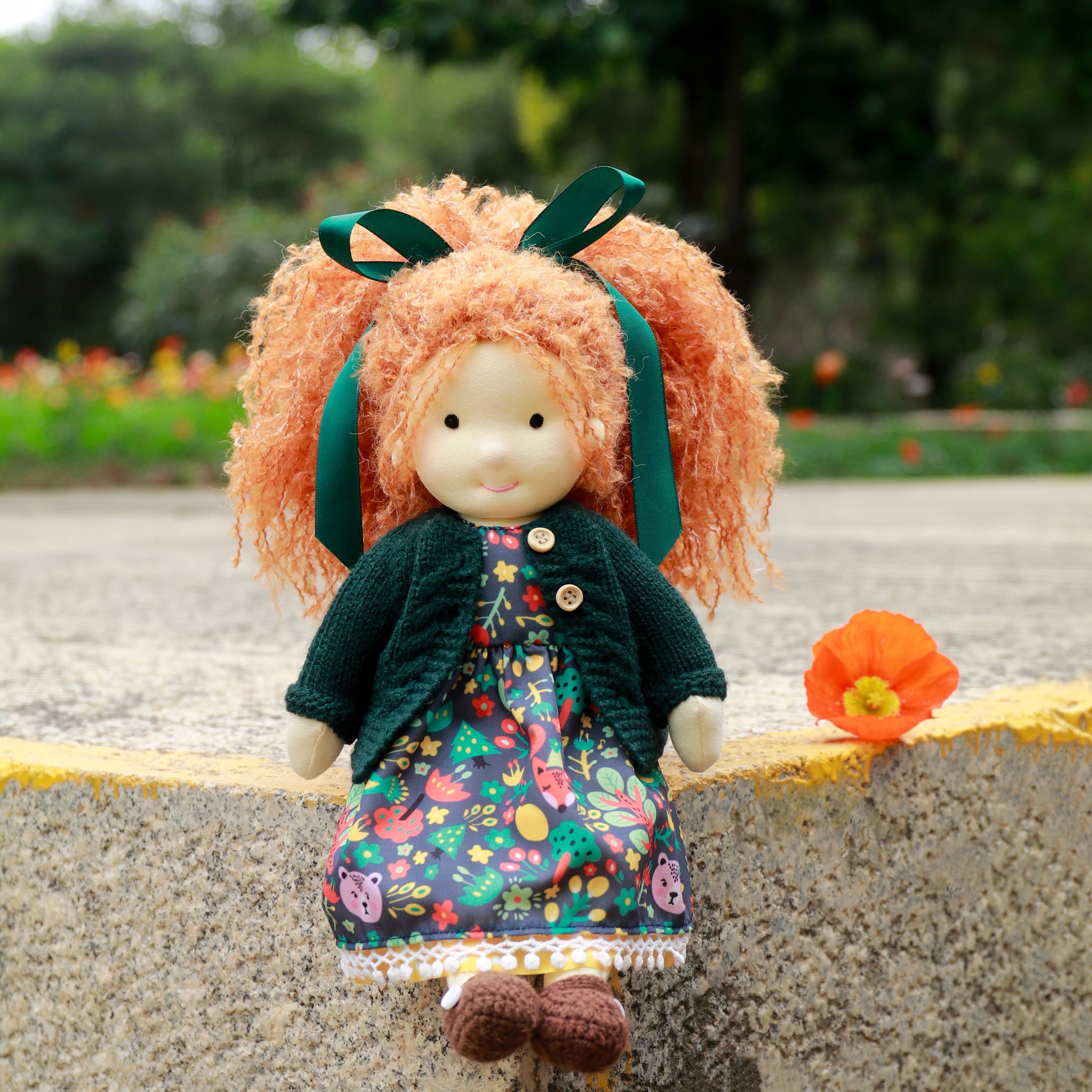 BlissfulPixie 12" Waldorf Handmade Doll-Hanne 