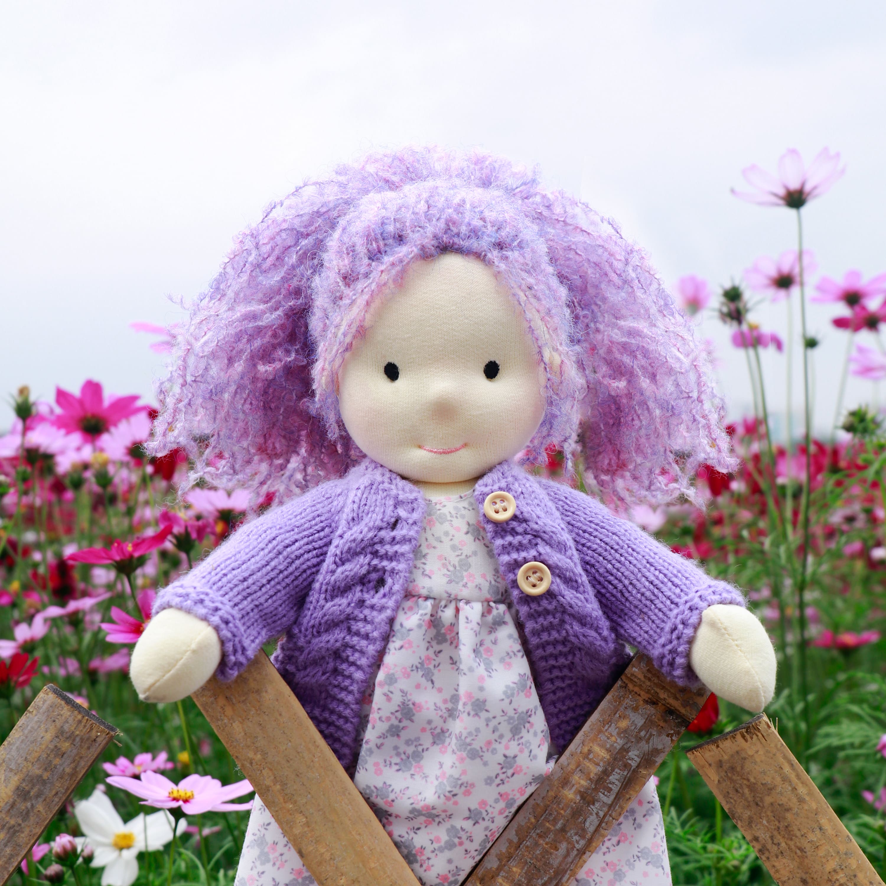 BlissfulPixie 12" Waldorf Handmade Doll-Fruzie