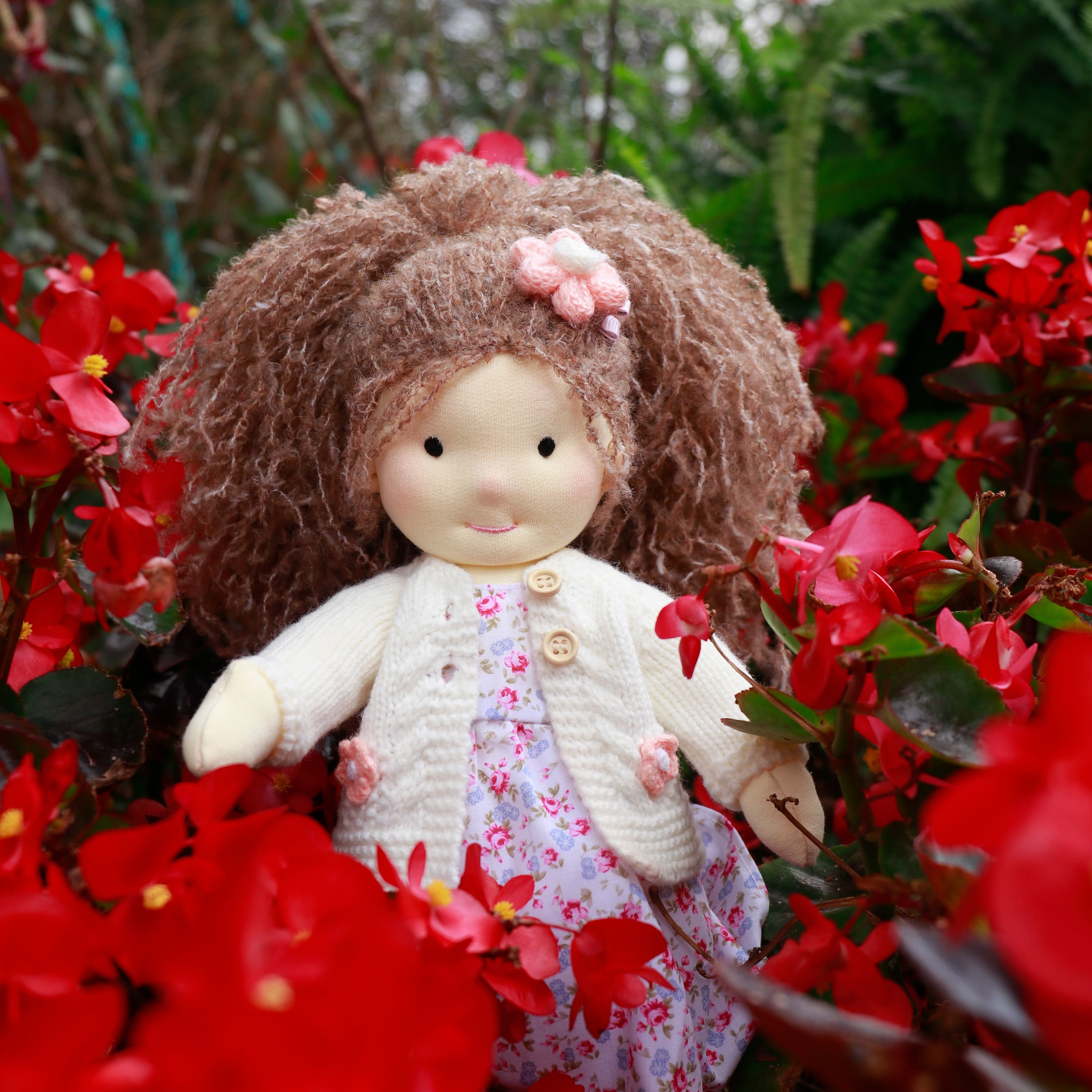 BlissfulPixie 12" Waldorf Handmade Doll-Amber 