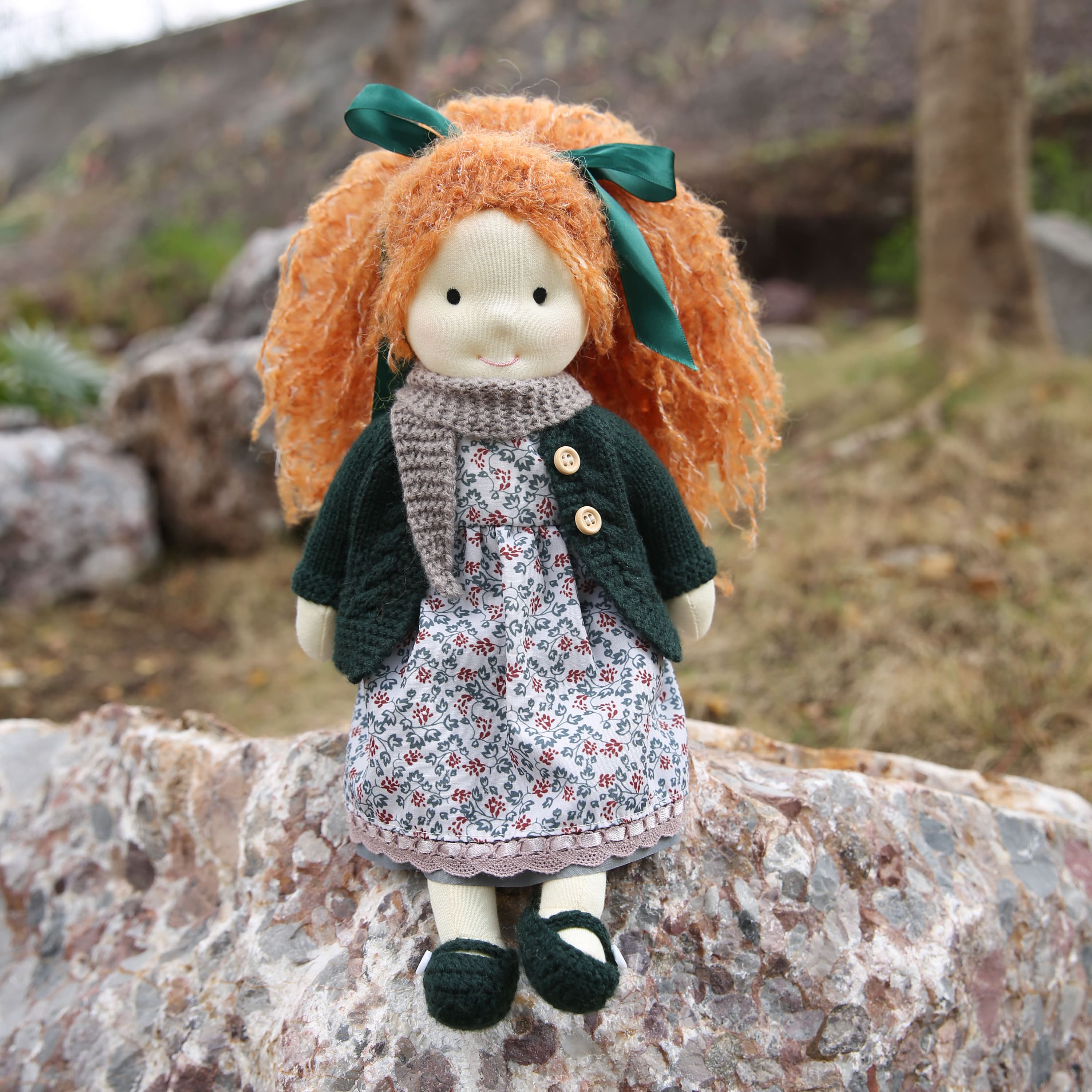 BlissfulPixie 12" Waldorf Handmade Doll-Diana