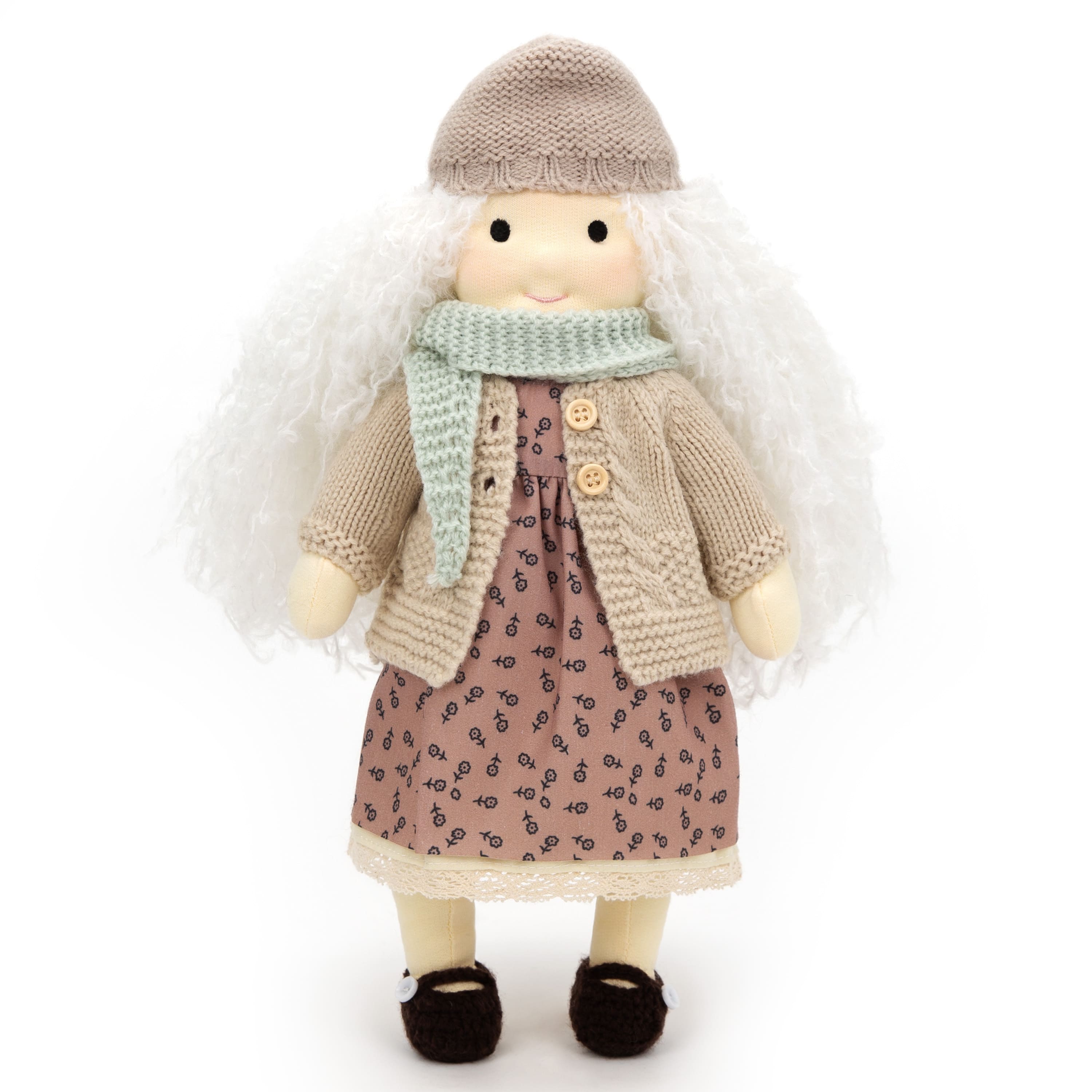 BlissfulPixie 12" Waldorf Handmade Doll Clothing Set Baby Girl Clothes Washable