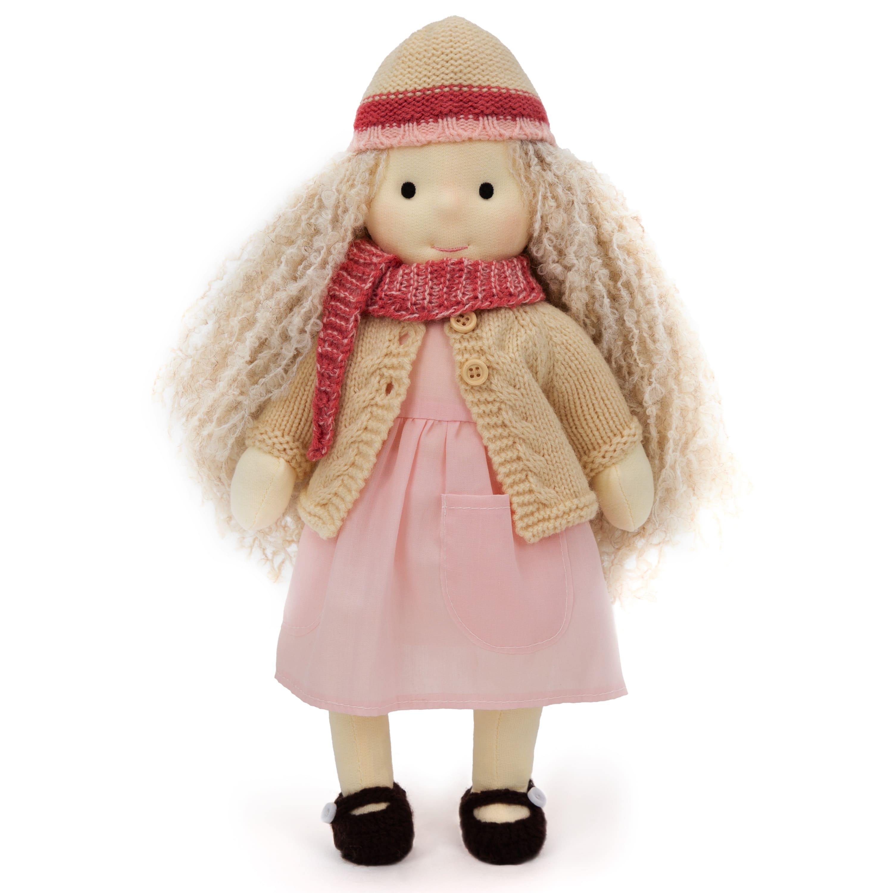 BlissfulPixie 12" Waldorf Handmade Doll Clothing Set Baby Girl Clothes Washable