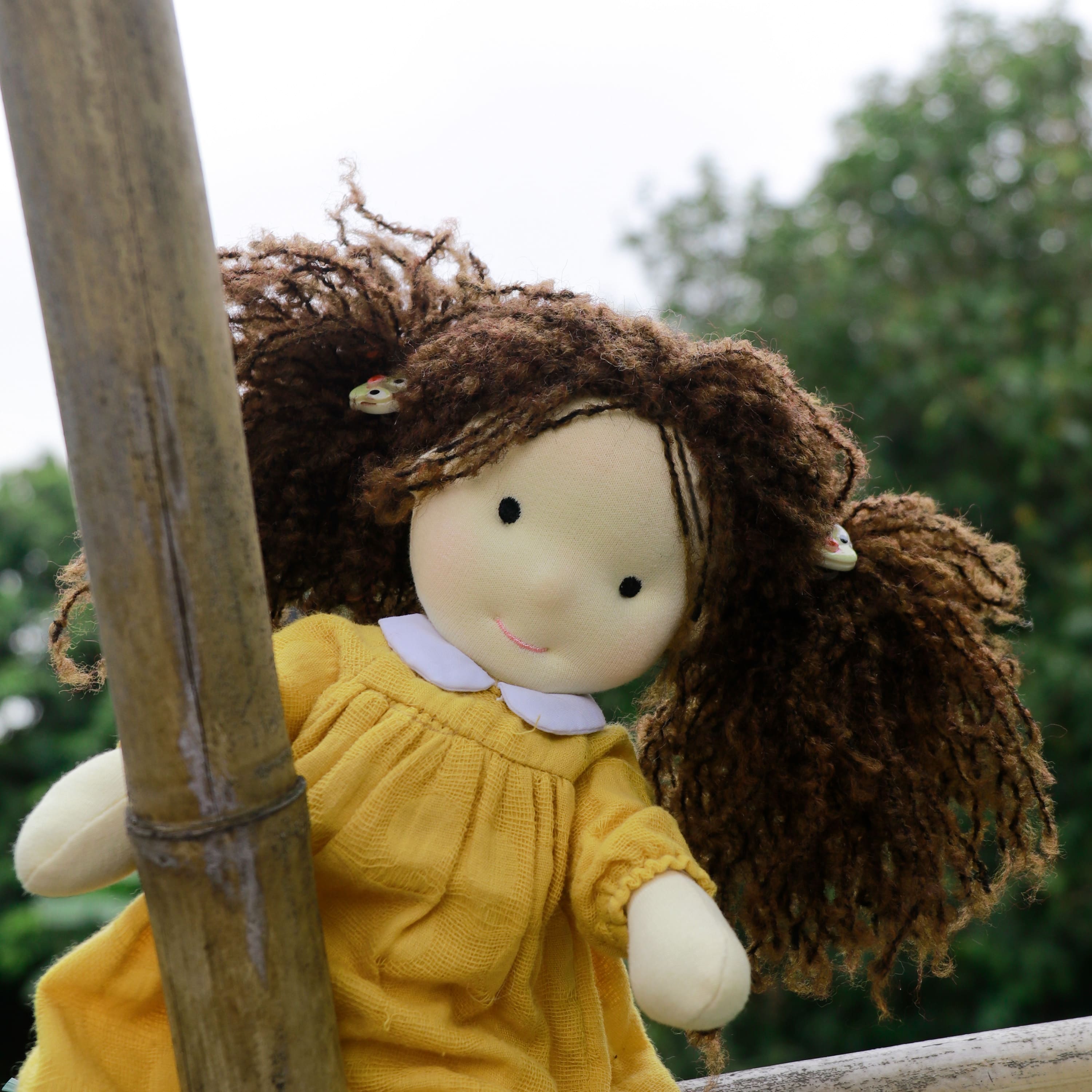 BlissfulPixie 12" Waldorf Handmade Doll-Inka 