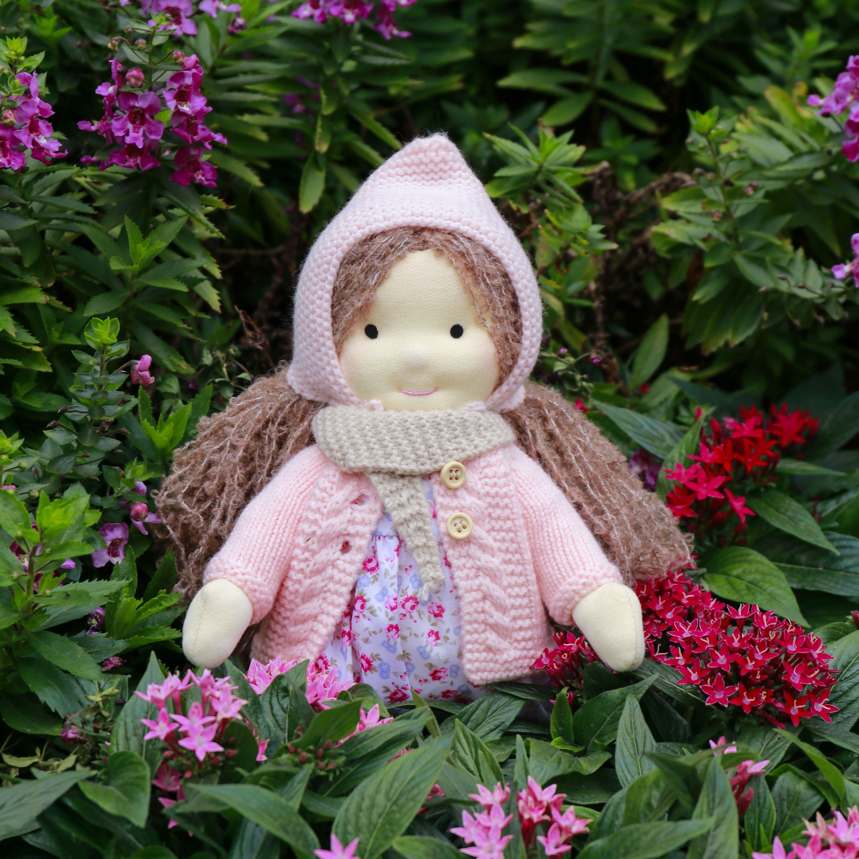 BlissfulPixie 12" Waldorf Handmade Doll-Luna 