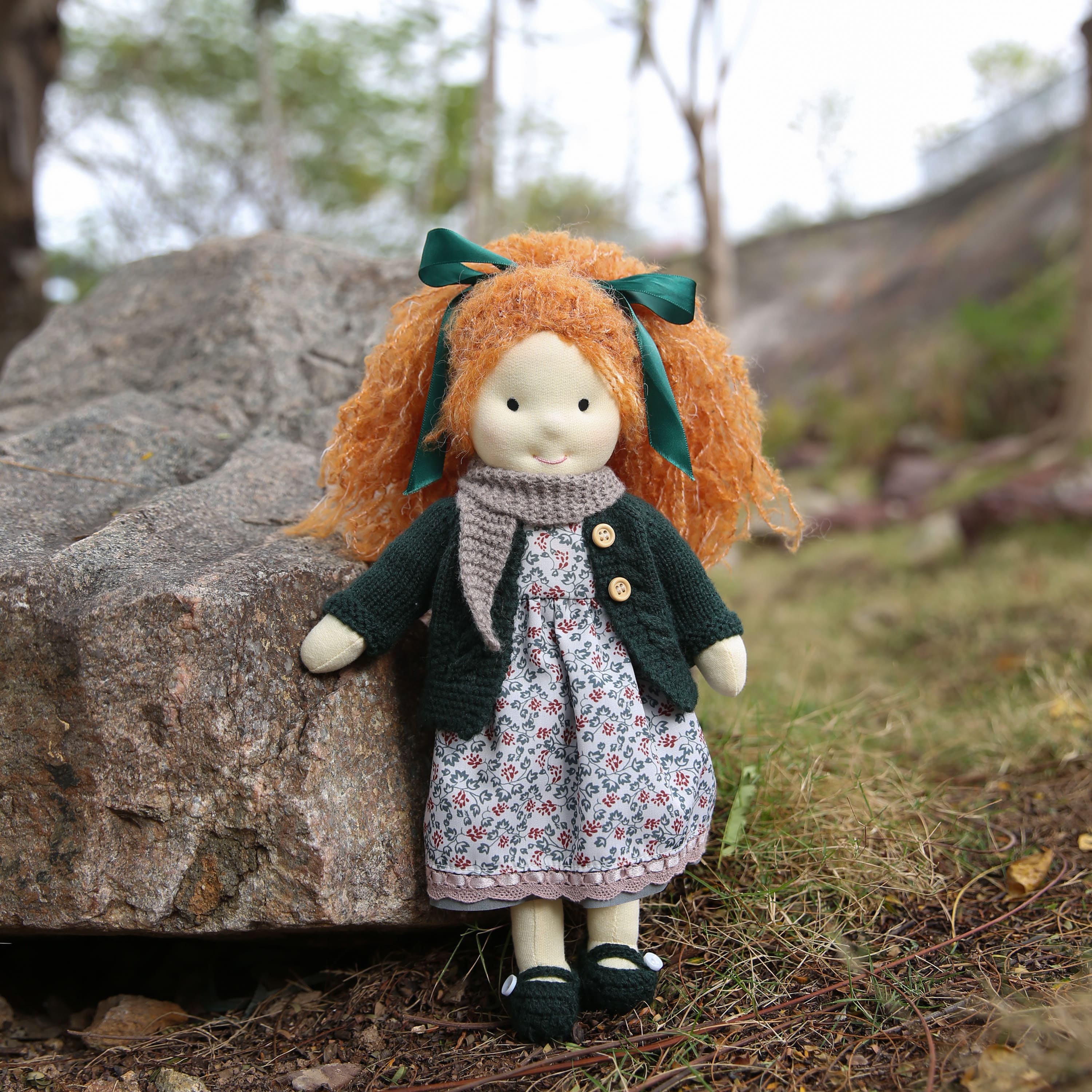 BlissfulPixie 12" Waldorf Handmade Doll-Diana