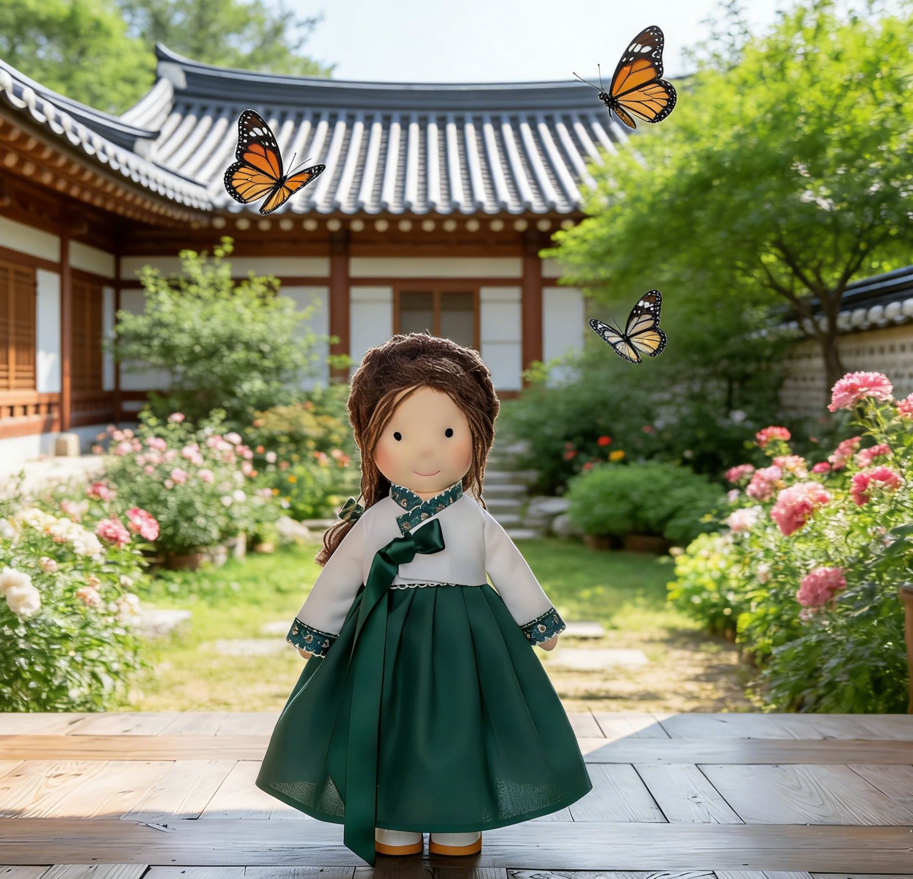 Waldorf Doll Hanbok Set PDF Tutorial (30cm in height)