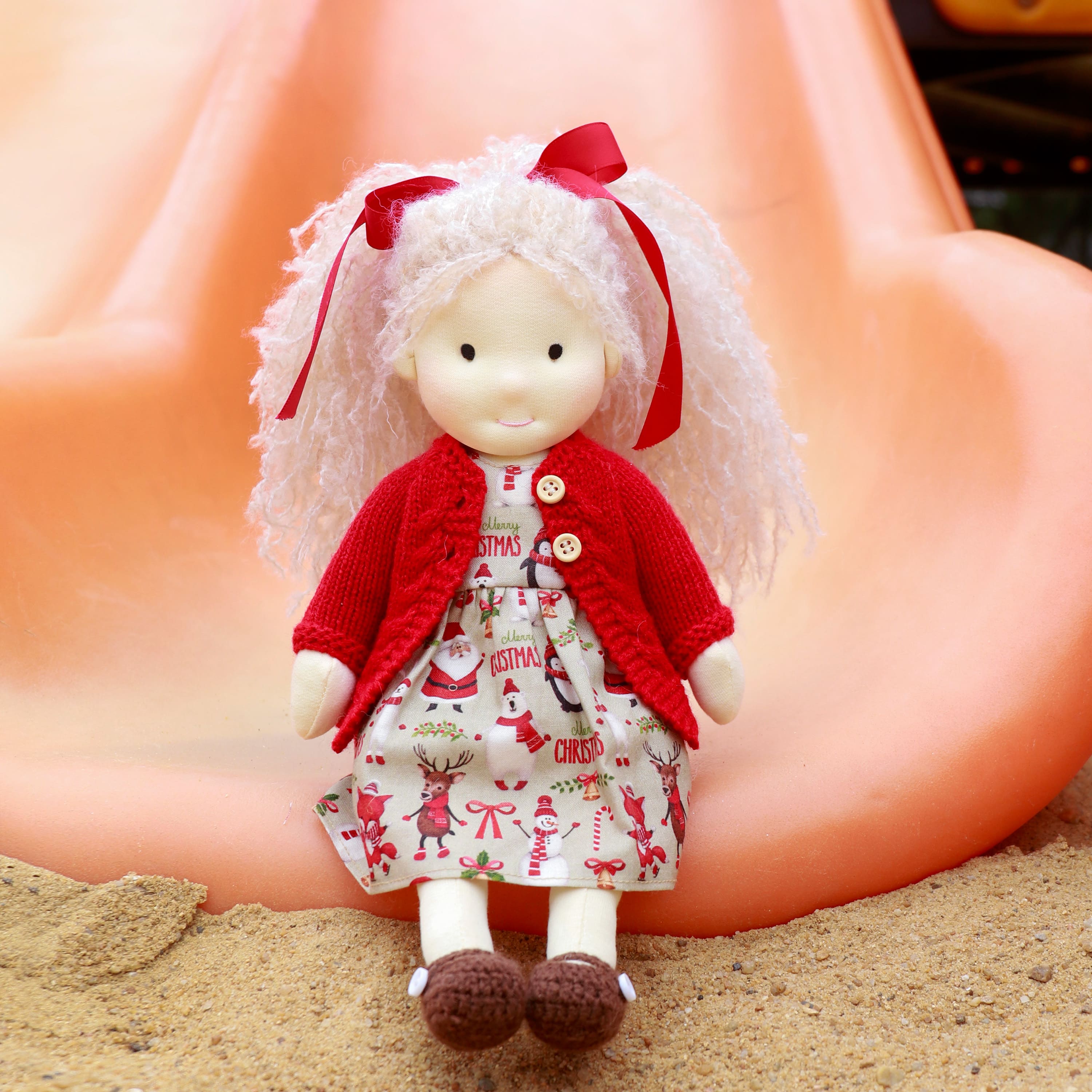 BlissfulPixie 12" Waldorf Handmade Doll - Gabriella 