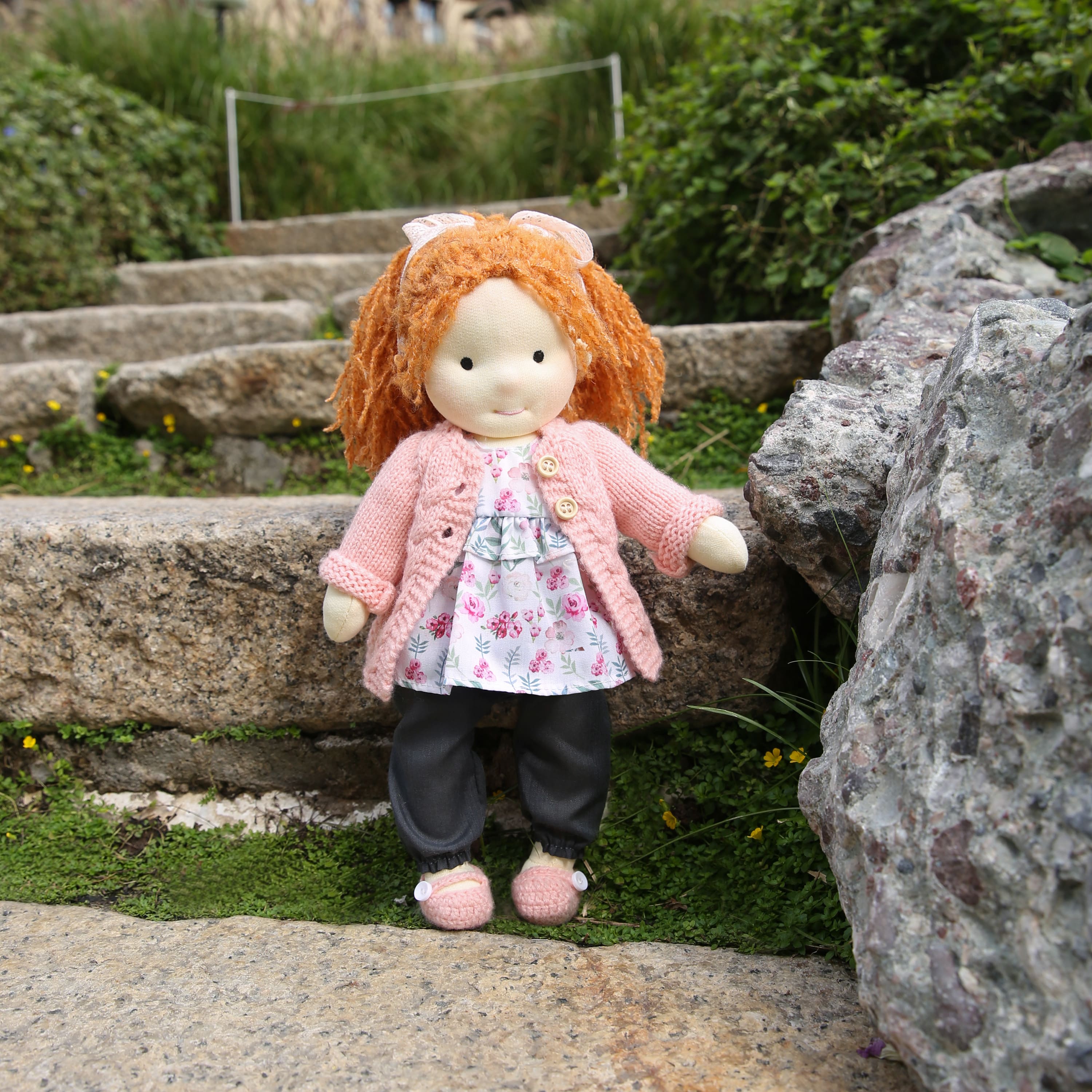 BlissfulPixie 12" Waldorf Handmade Doll-Elsee