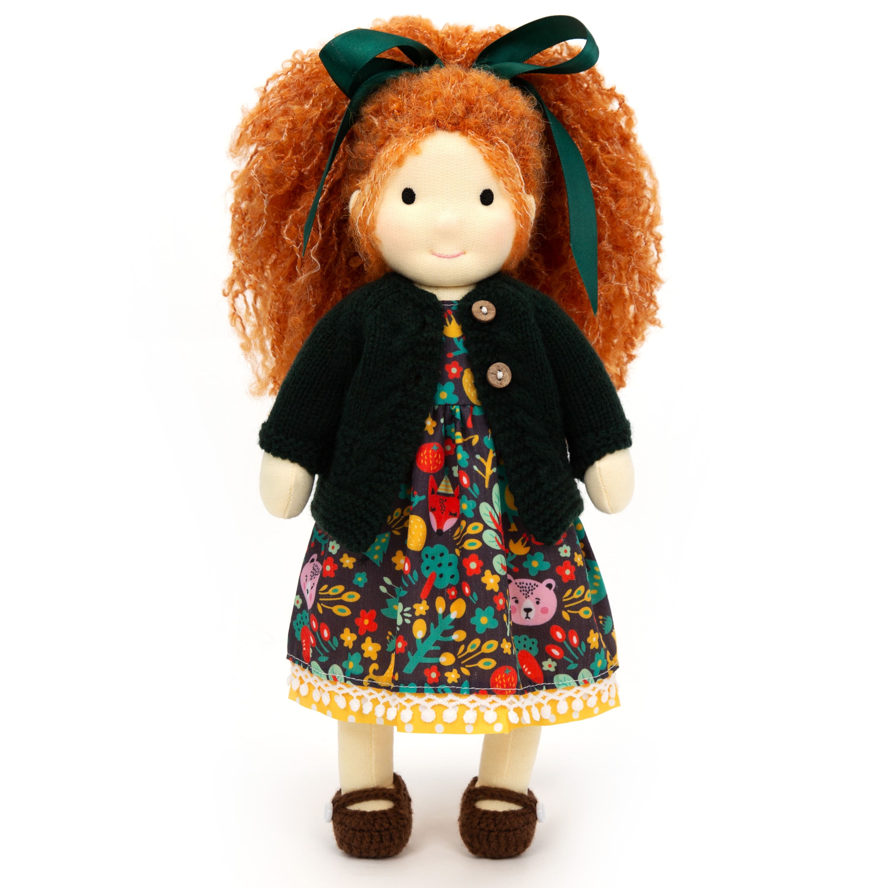 BlissfulPixie 12" Waldorf Handmade Doll Clothing Set Baby Girl Clothes Washable