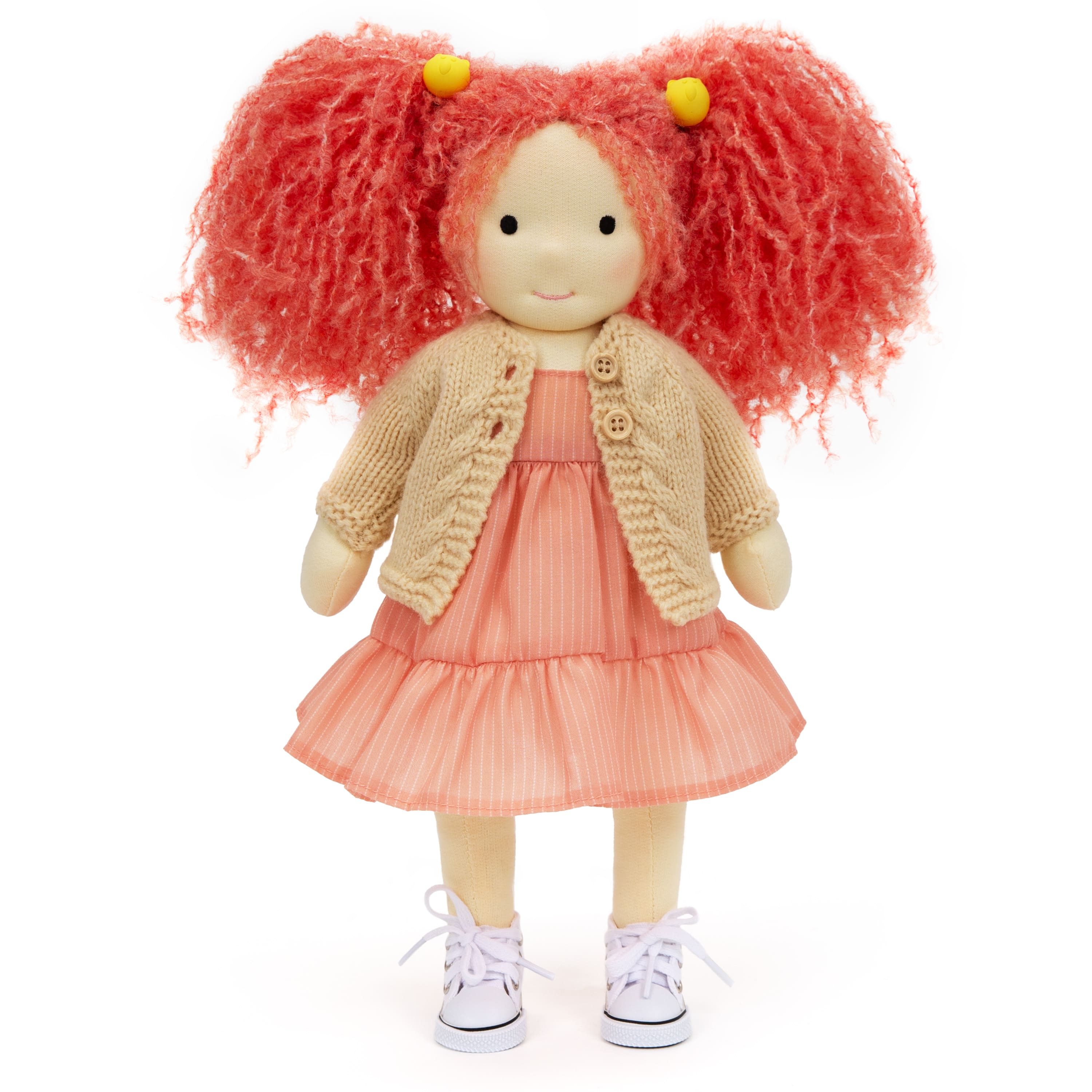 BlissfulPixie 12" Waldorf Handmade Doll Clothing Set Baby Girl Clothes Washable