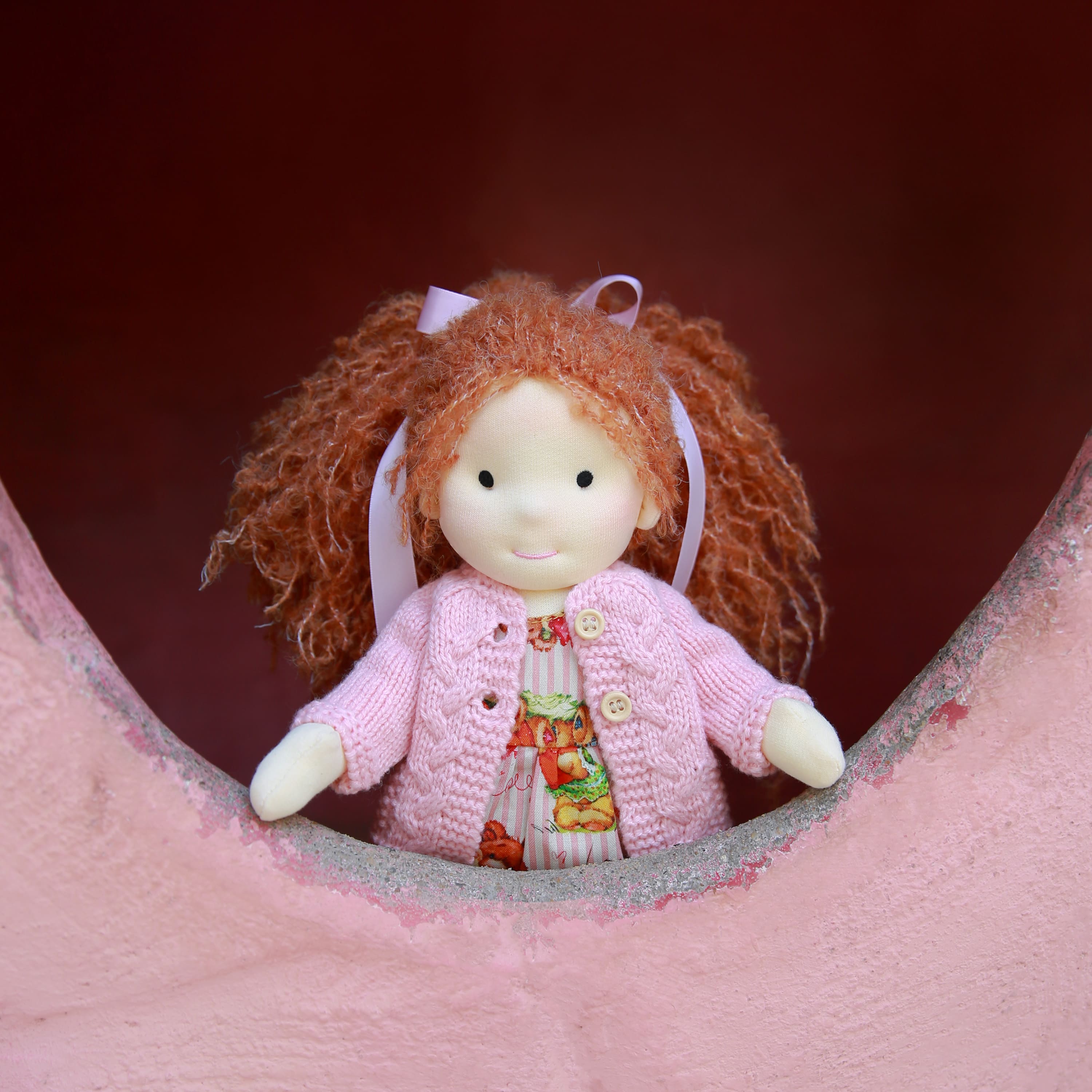 BlissfulPixie 12" Waldorf Handmade Doll - Autumn