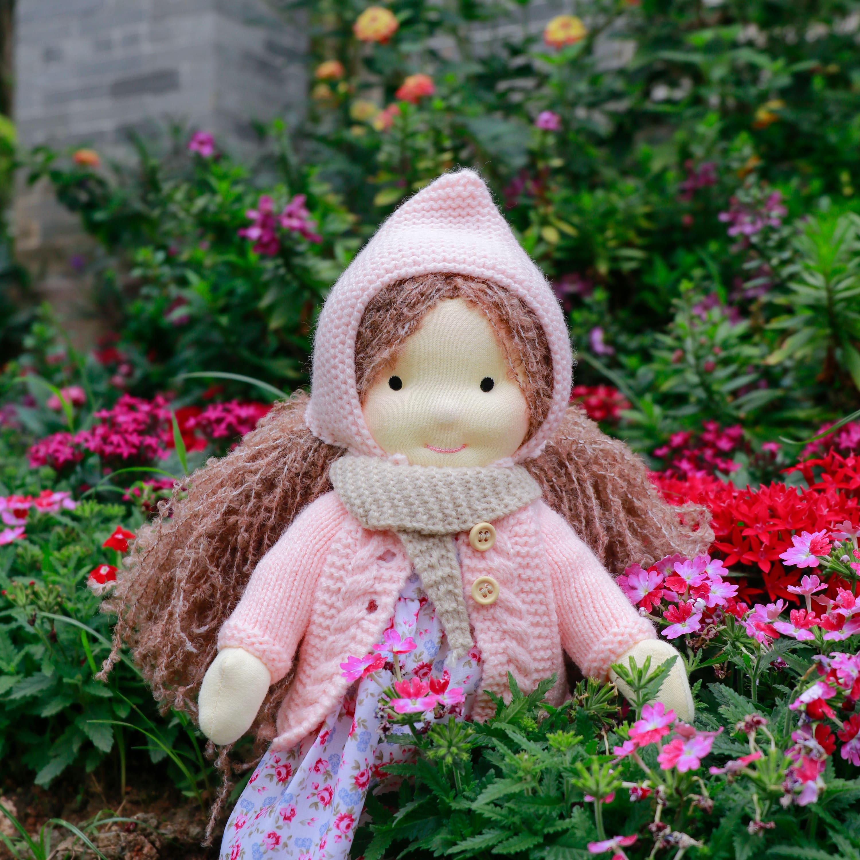 BlissfulPixie 12" Waldorf Handmade Doll-Luna 