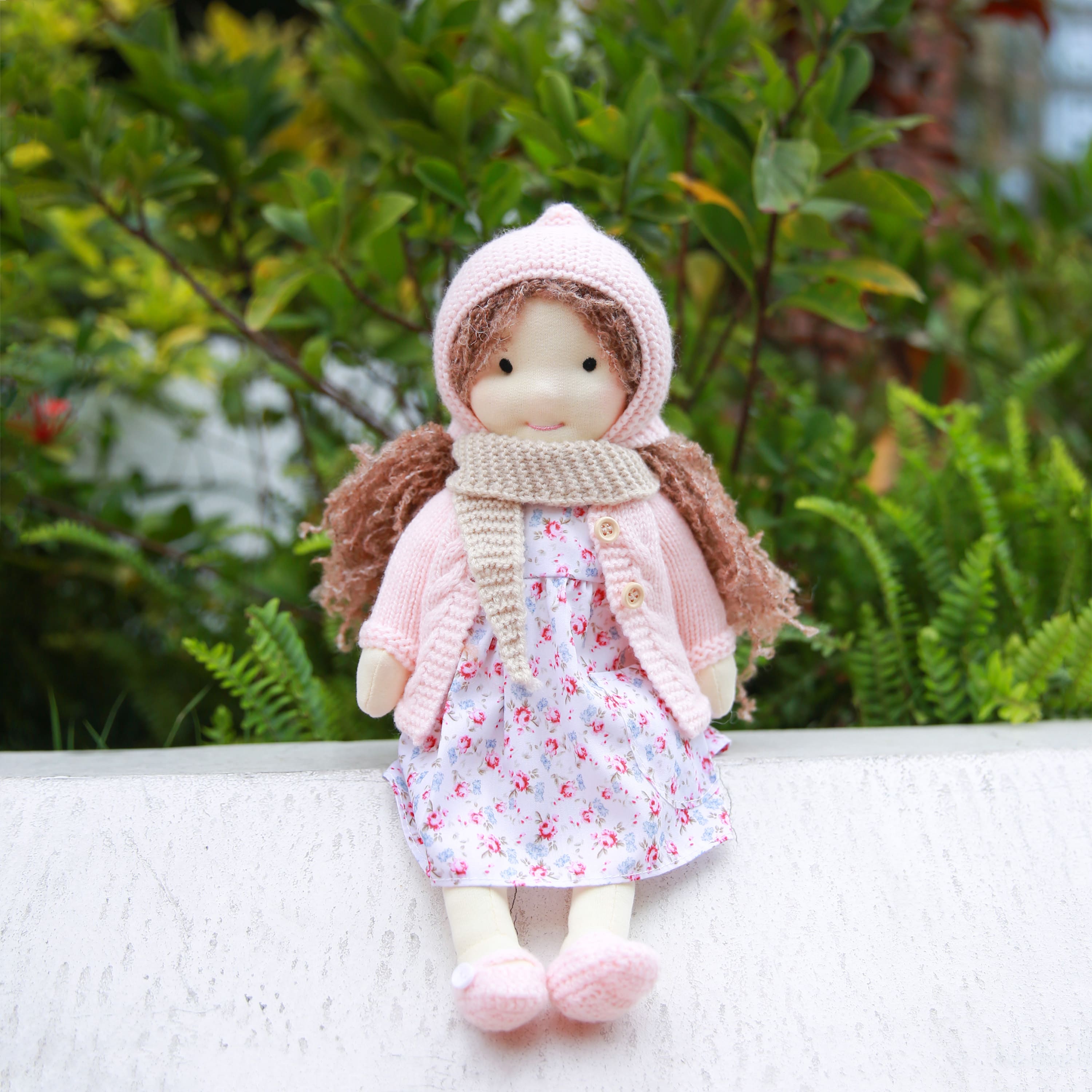 BlissfulPixie 12" Waldorf Handmade Doll-Luna 