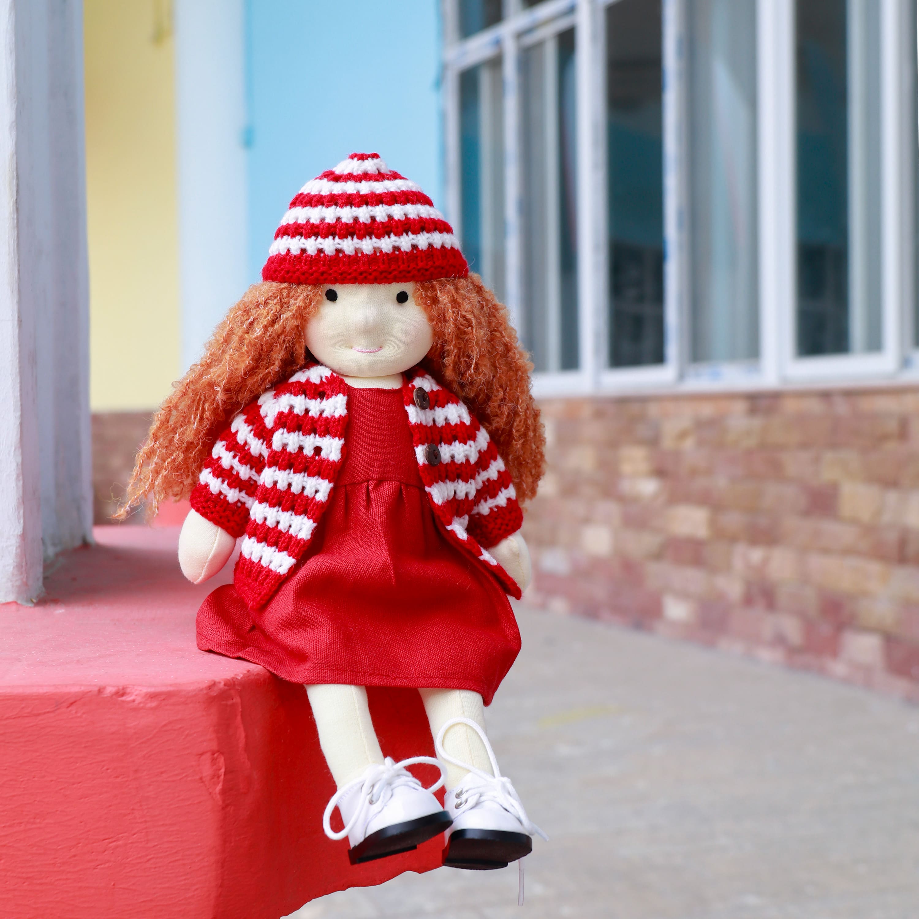 BlissfulPixie 12" Waldorf Handmade Doll - Quinn 