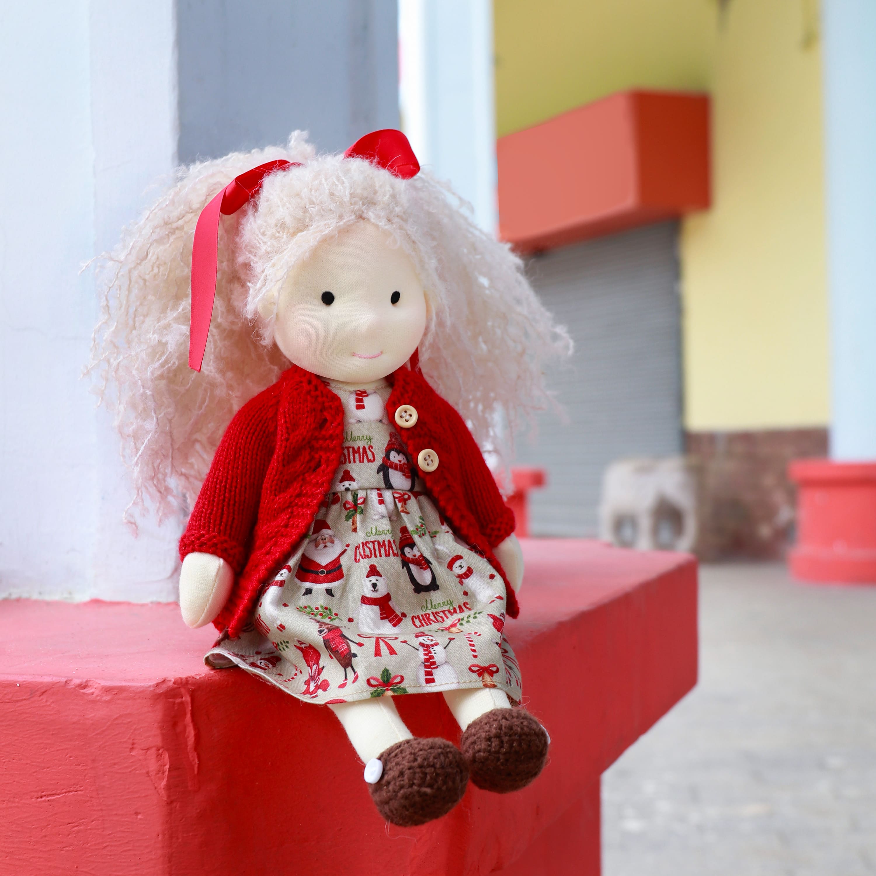 BlissfulPixie 12" Waldorf Handmade Doll - Gabriella 
