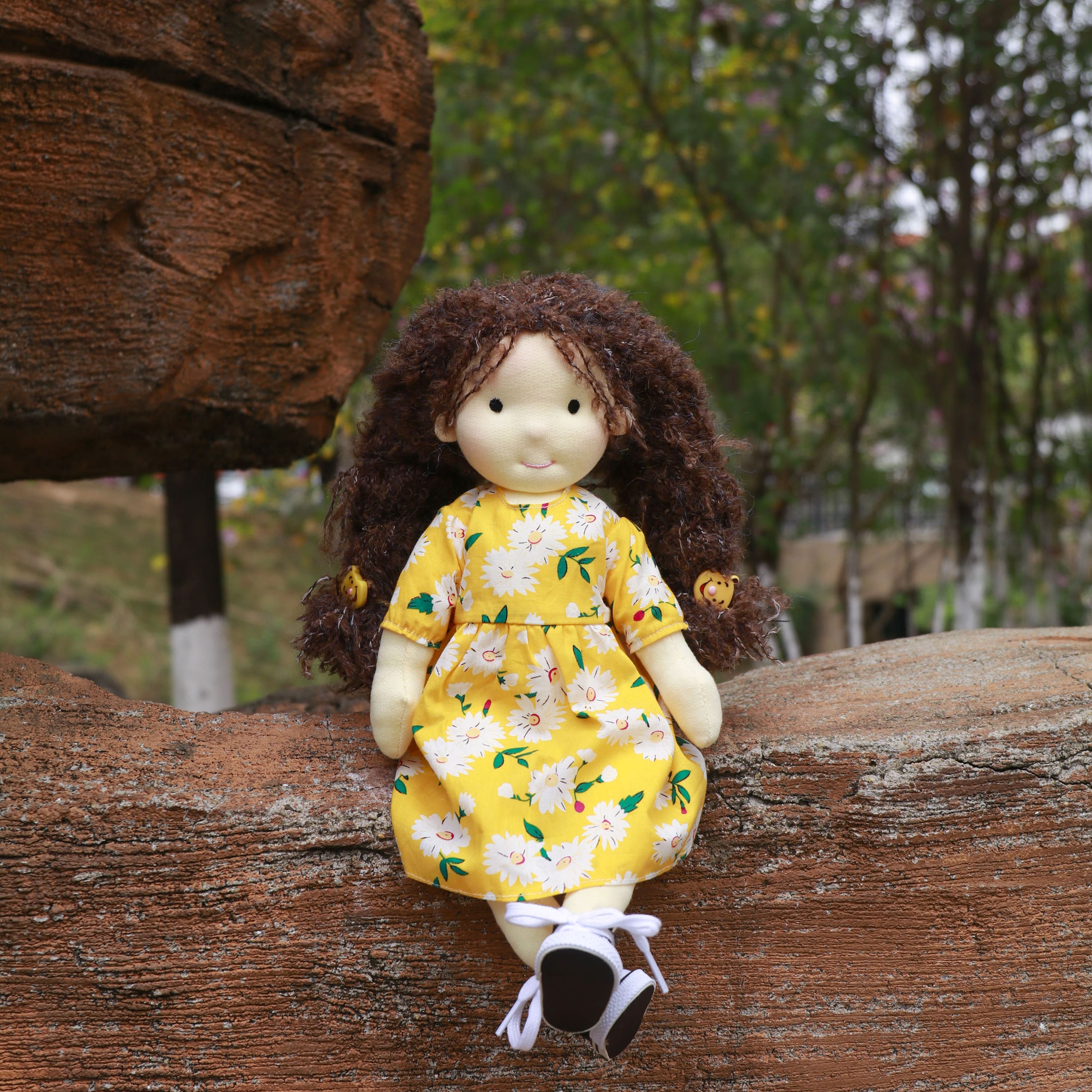 BlissfulPixie 12" Waldorf Handmade Doll-Dagmar 