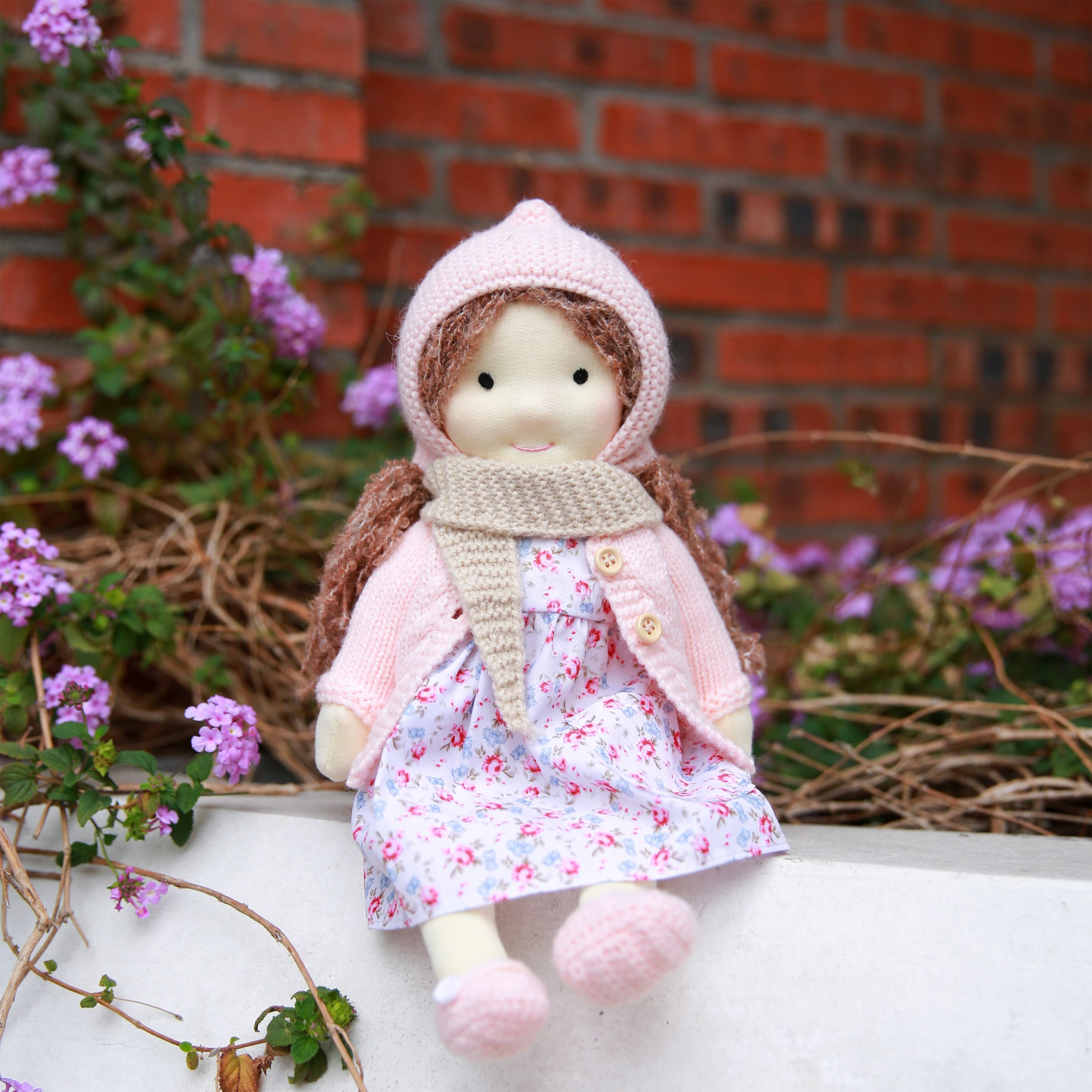 BlissfulPixie 12" Waldorf Handmade Doll-Luna 