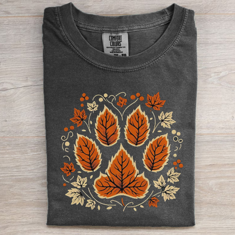 Fall Vine Leaf Paw T-shirt/Sweatshirt