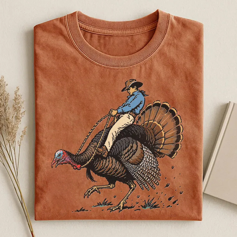 Cowboy Turkey T-shirt
