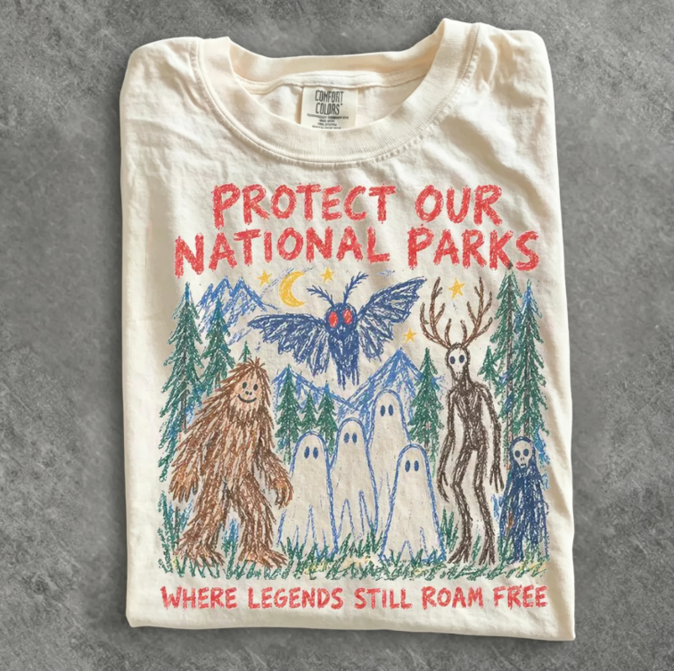 Cryptid National Parks T-shirt