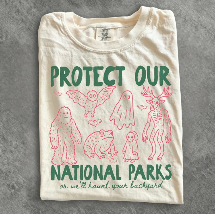 Cryptid National Parks T-shirt