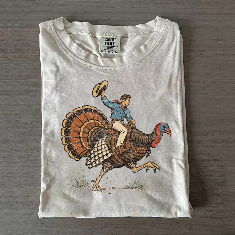 Cowboy Turkey T-shirt