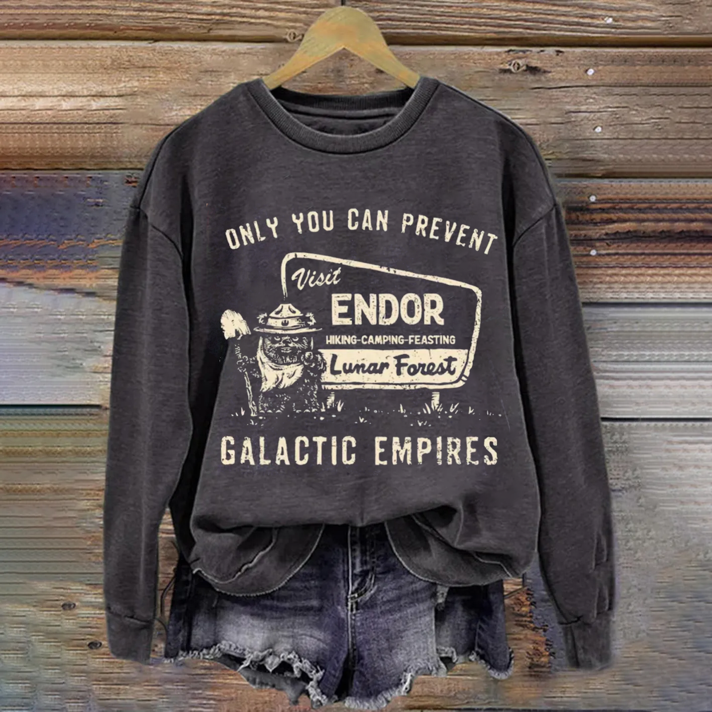 Ewok Endor National Park Protect Our Forest Sweatshirt