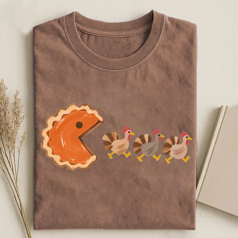 Pumpkin Pacman T-shirt